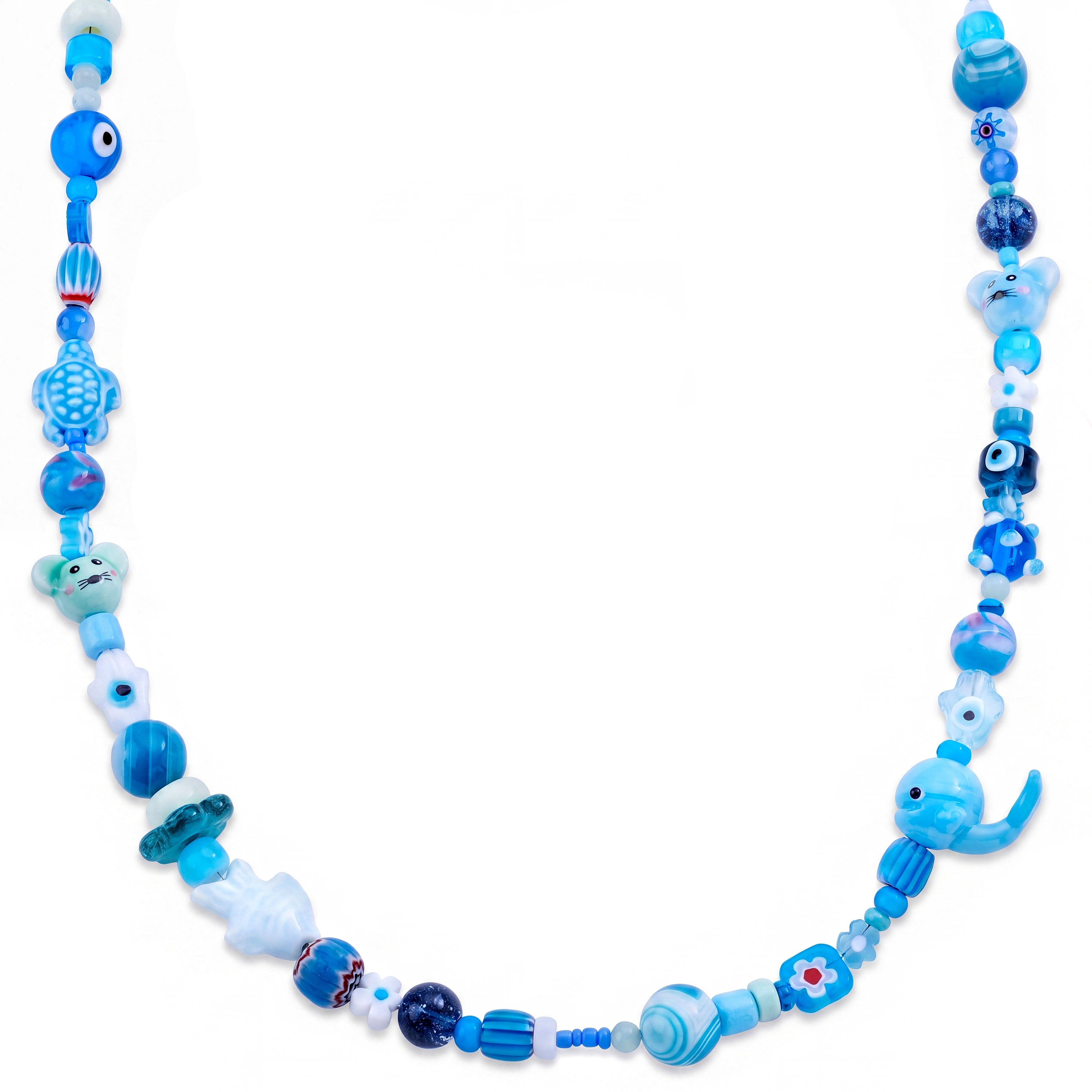 Pearlmania | Collar azul Ocean Daze Pearlmania | Collar azul Ocean Daze