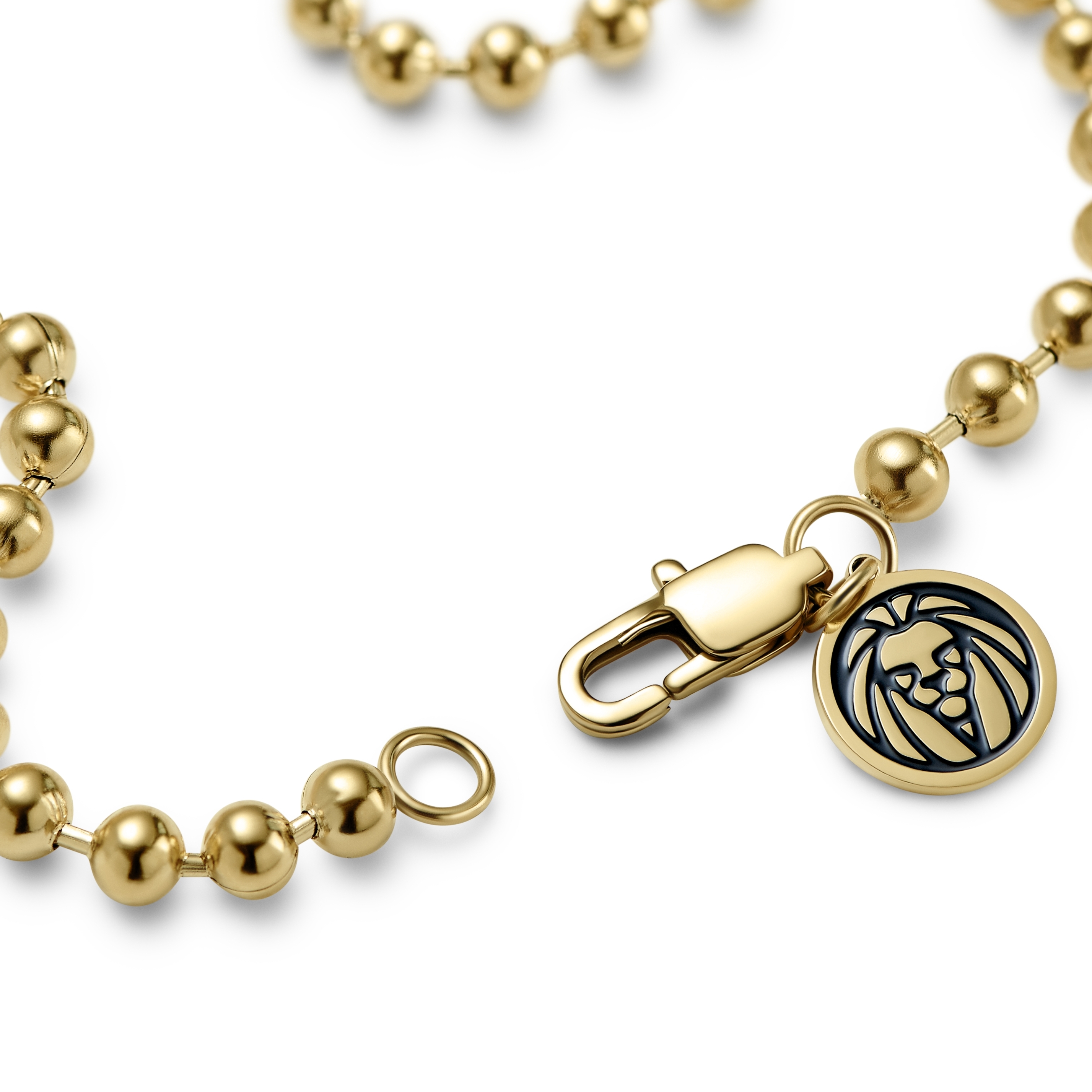 Essentials | Златиста гривна от верижка с топчета 4 мм - 5