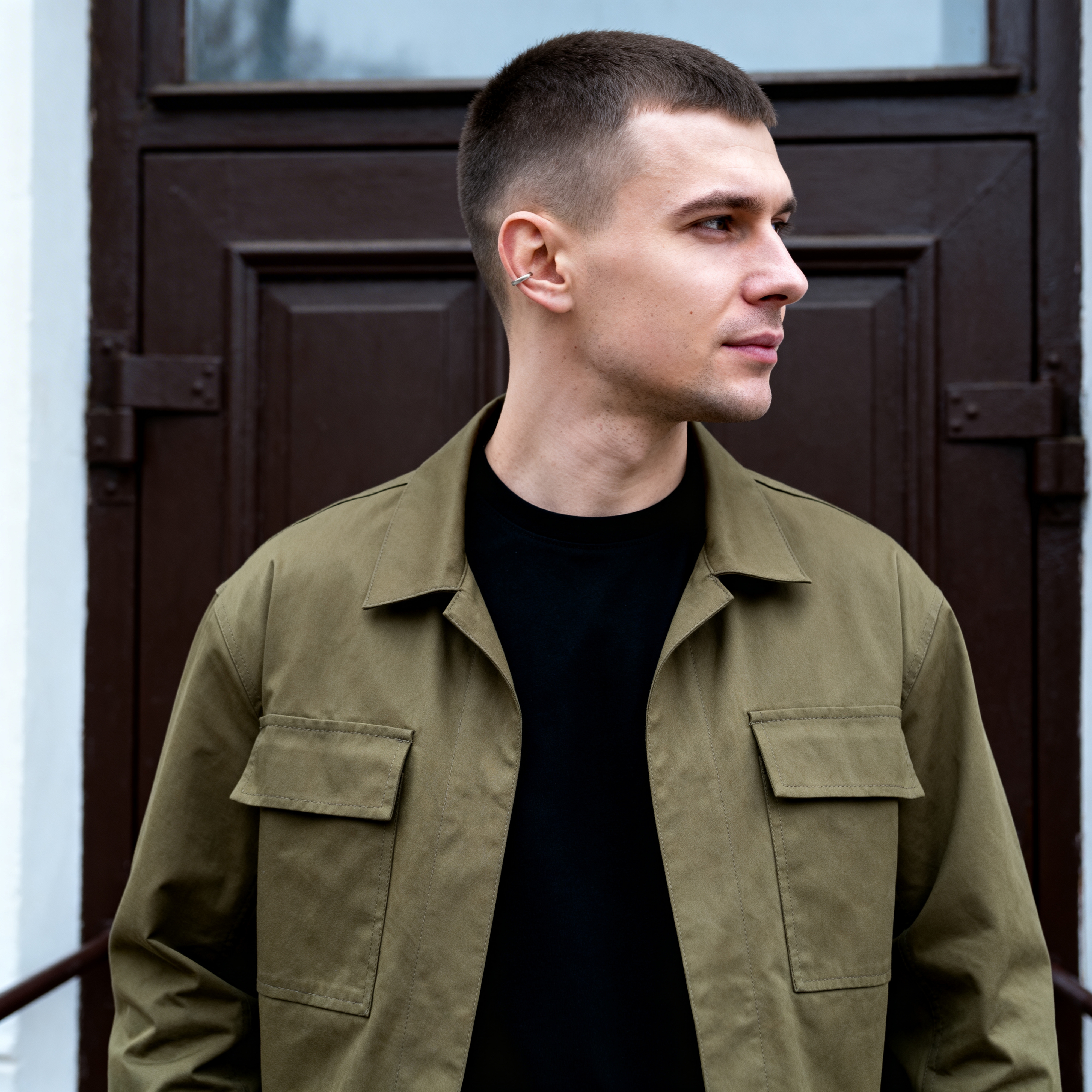 Helix | Ear cuff plateado de 3 mm  - 4