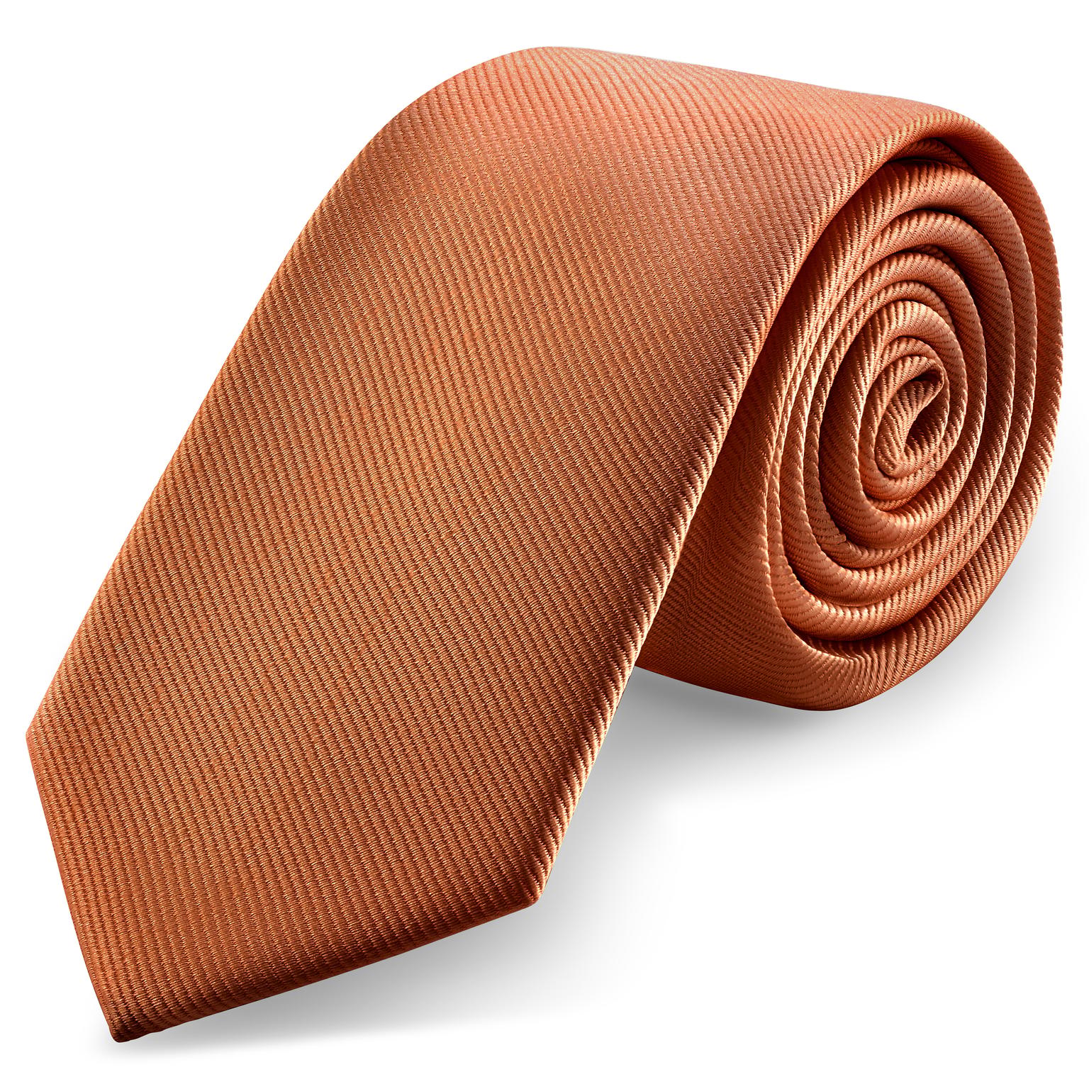 8 cm Cognac Grosgrain Krawatte 8 cm Cognac Grosgrain Krawatte