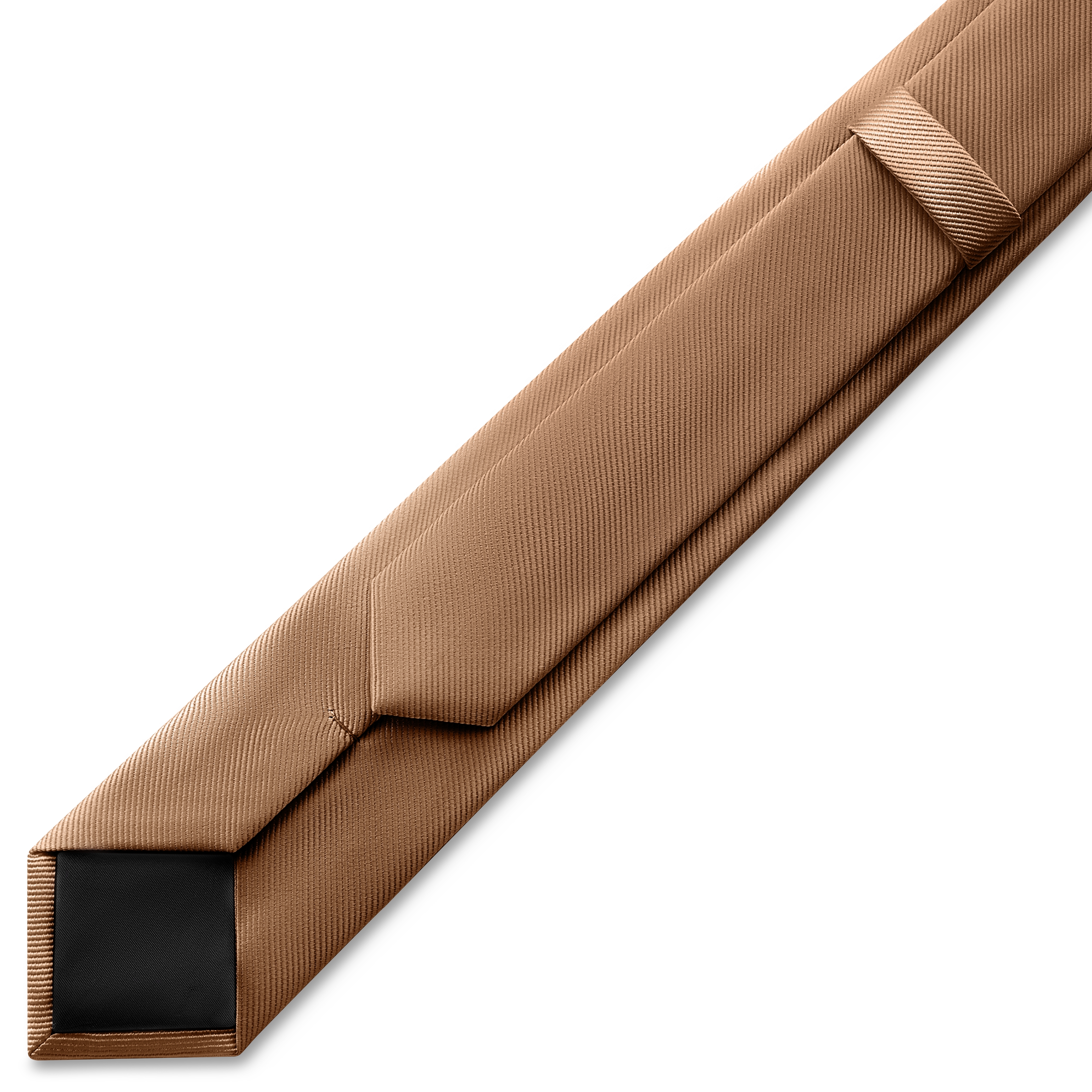 6 cm Tan Grosgrain Skinny Tie - 4