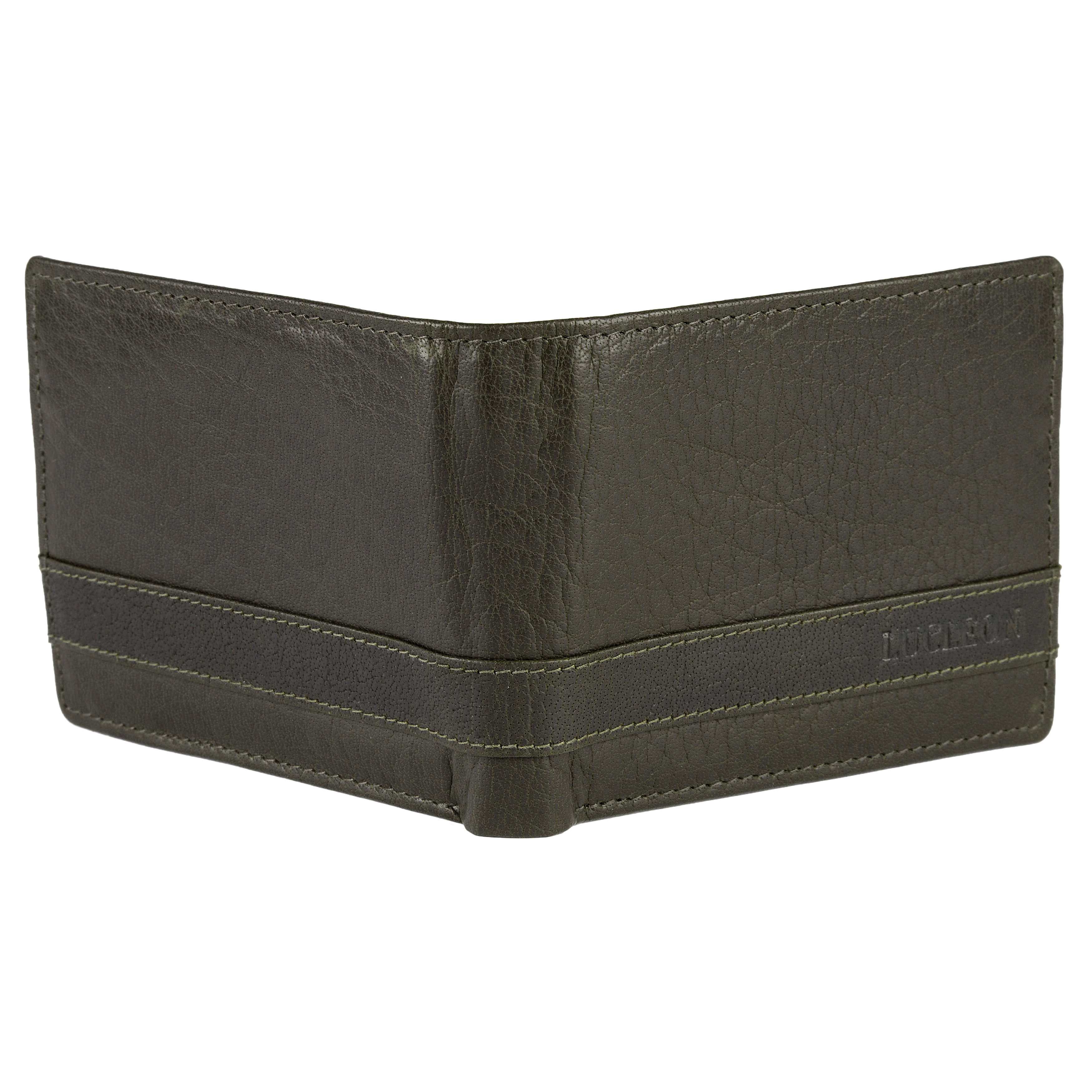 Montreal Bifold Olive RFID Leather Wallet - 5