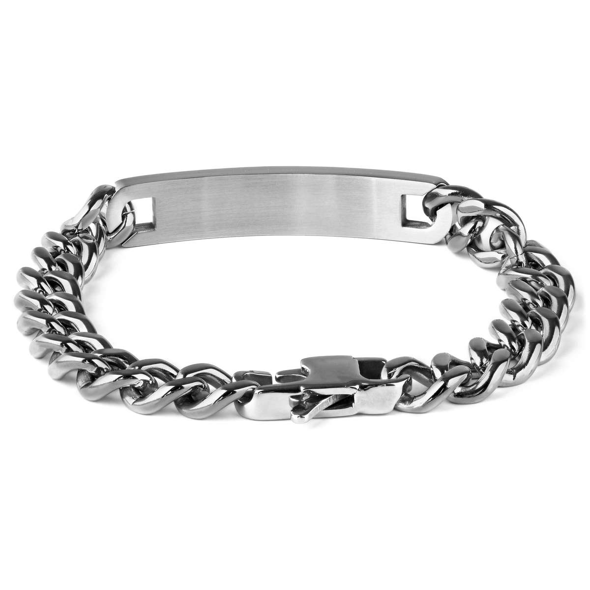 Orecchini in acciaio inox argento – Corona – 8 mm Orecchini in acciaio inox argento – Corona – 8 mm