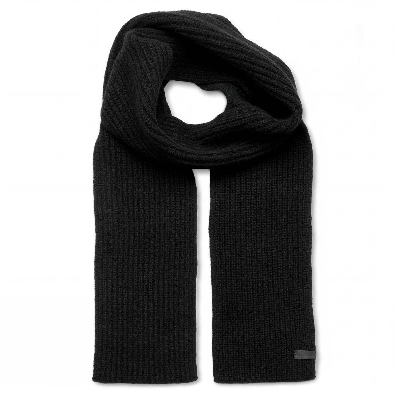 Nordic | μαύρο κασκόλ από μαλλί merino Nordic | μαύρο κασκόλ από μαλλί merino
