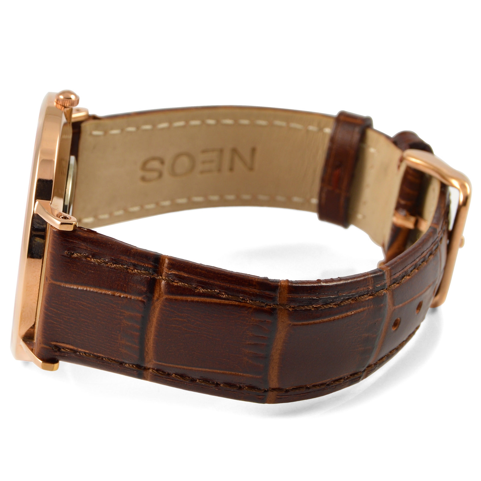 Brun Klassisk Safir Klocka - 3