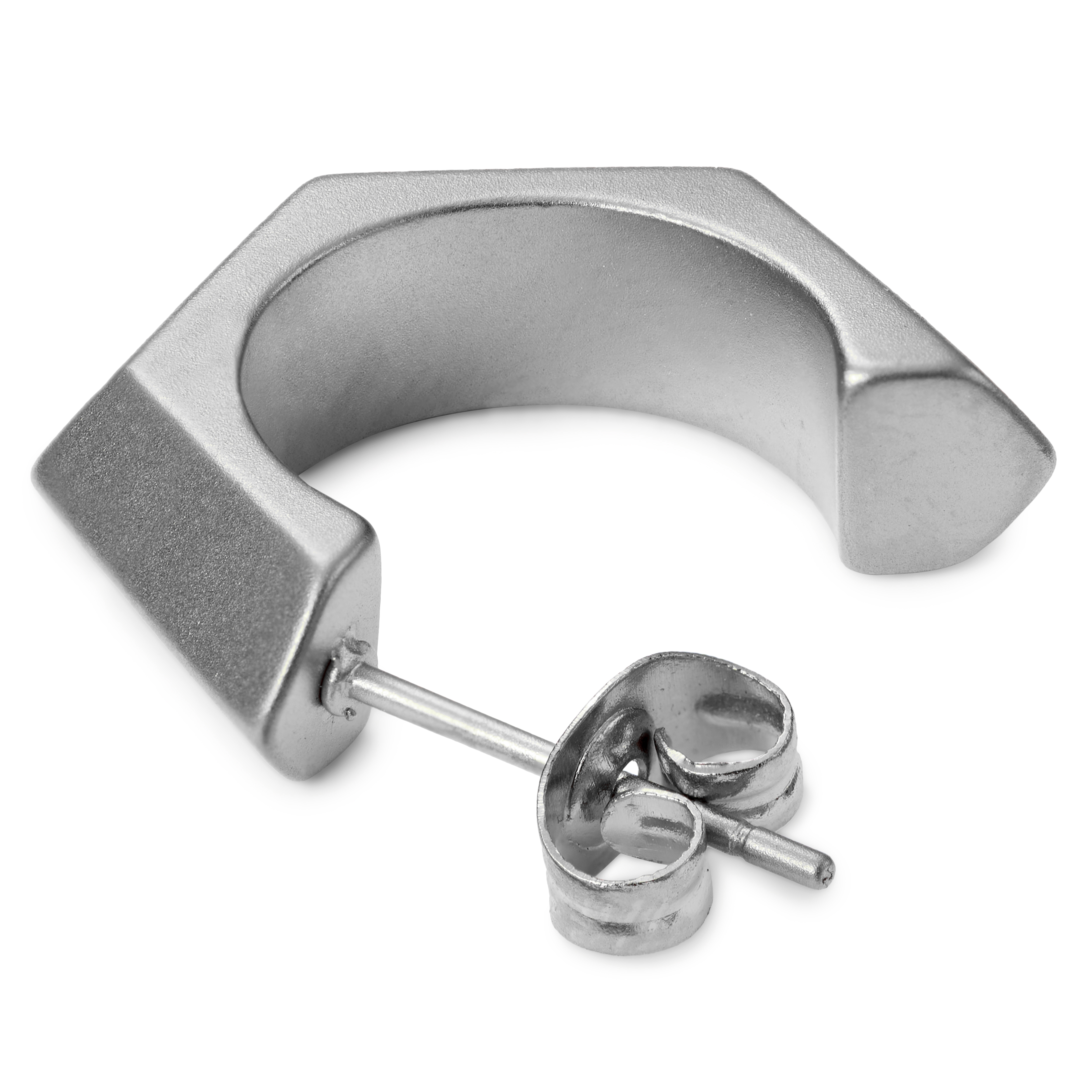 Jax Stainless Steel Hook Earring - 2