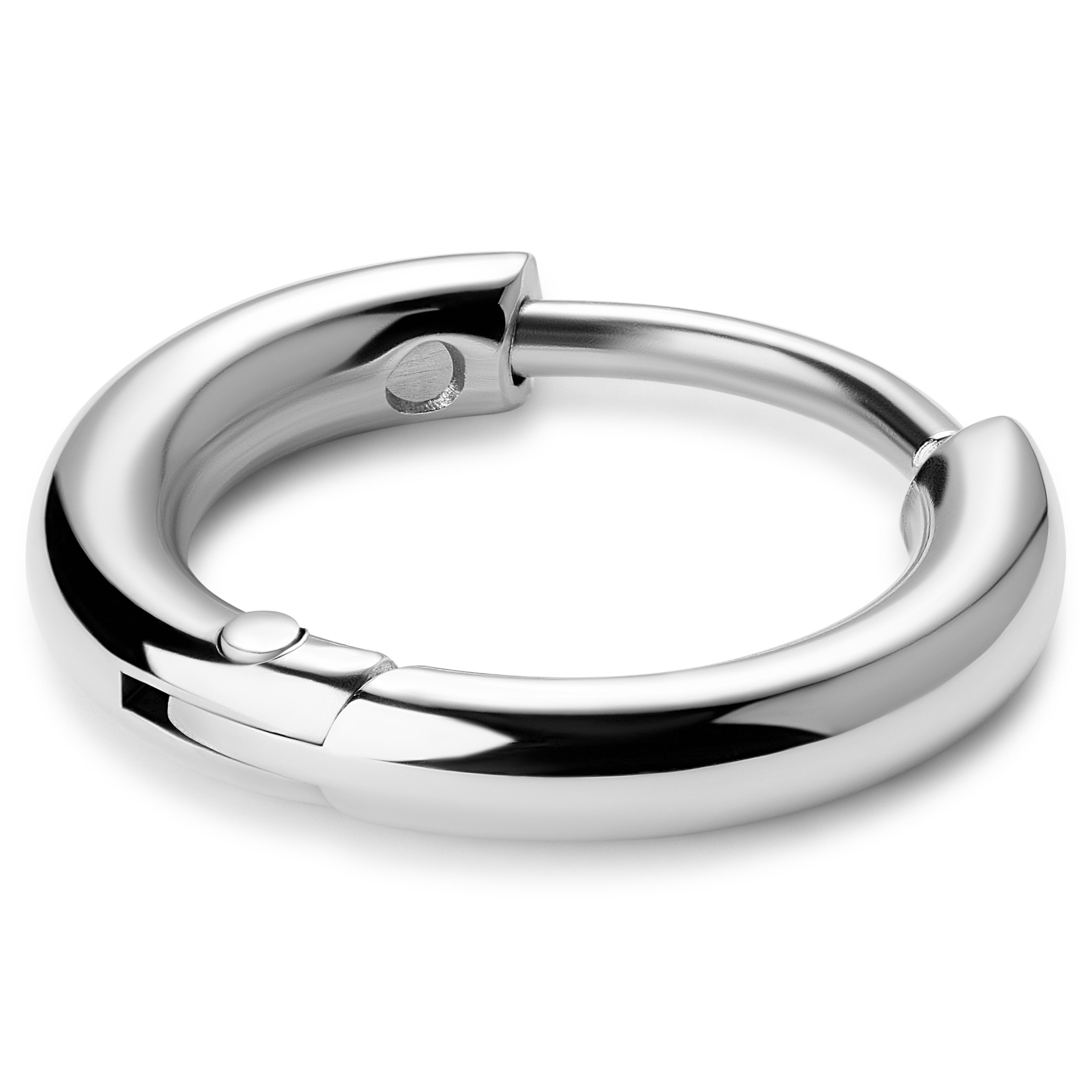 Huggie | 6 mm Surgical Stainless Steel Hoop Earring | In stock! | Lucleon