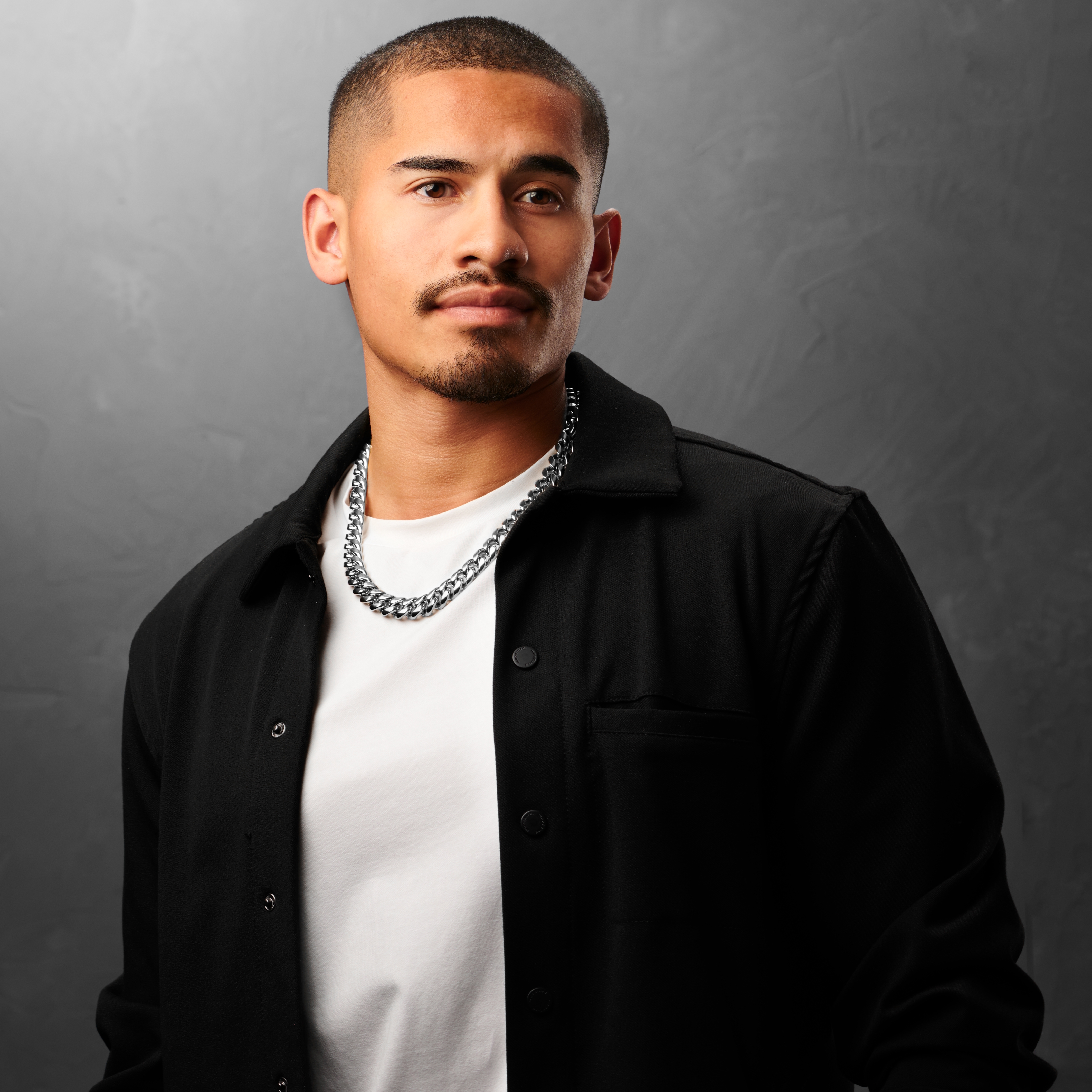 14mm Sølvfarvet Stålhalskæde - 4