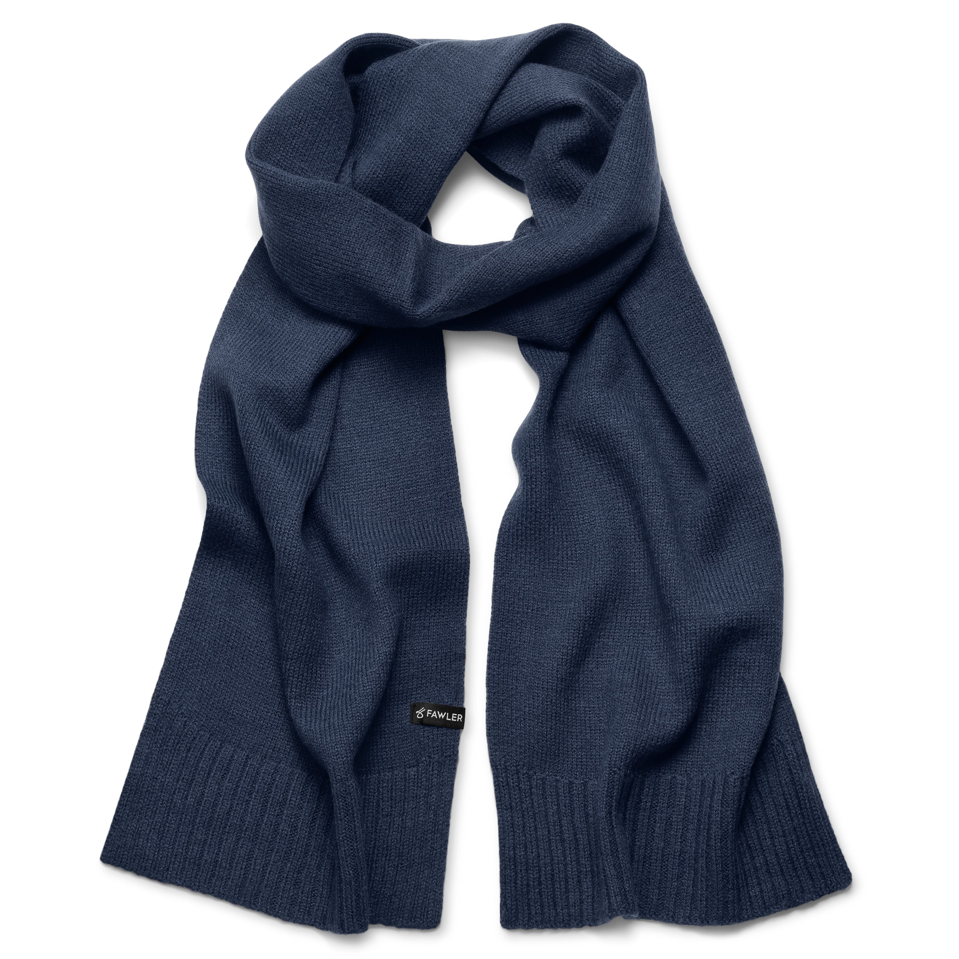 Kaleb | Navy Merino Kane Scarf Kaleb | Navy Merino Kane Scarf