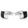 Black And White 925s Silver Cufflinks