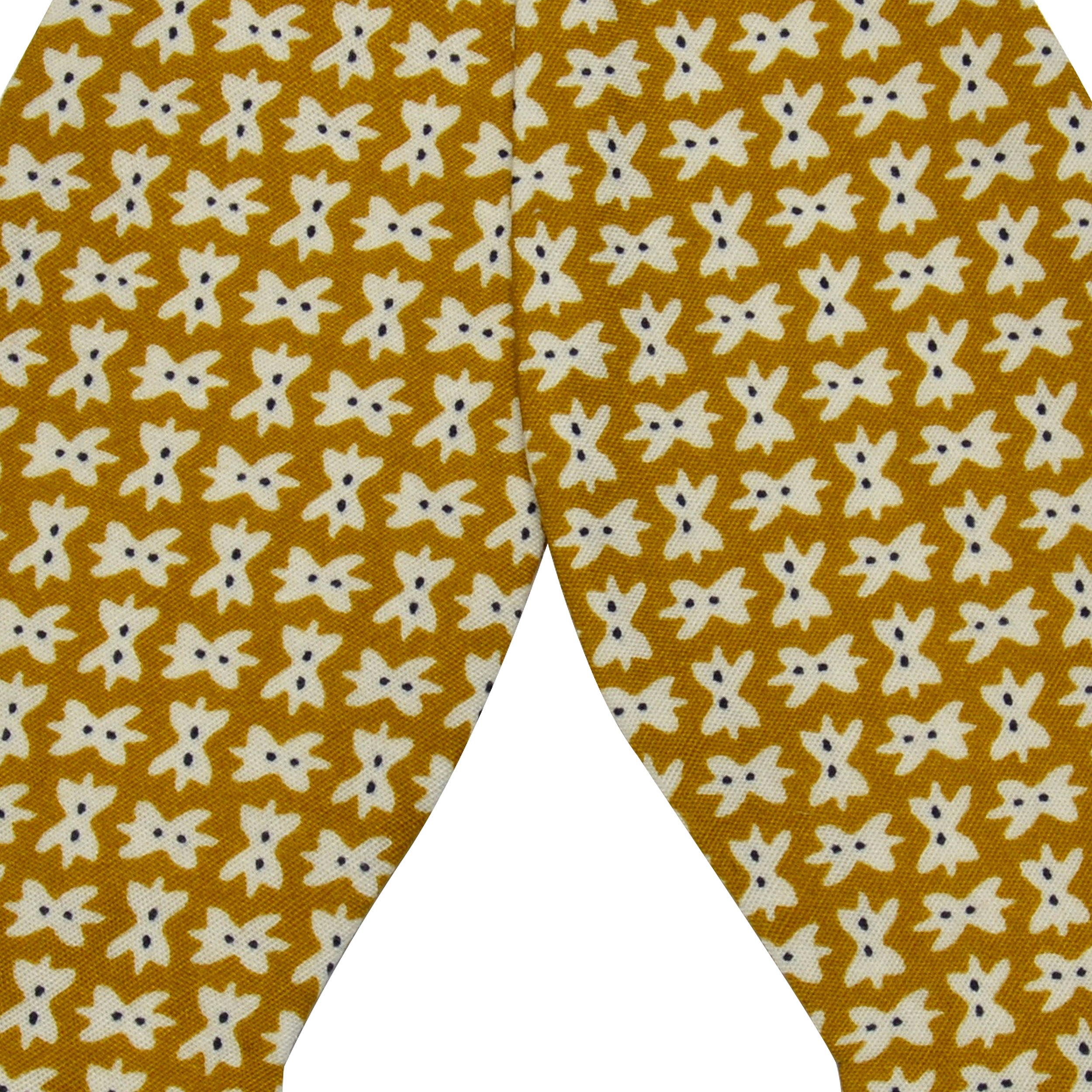 Brown Bow Design Cotton Self Tie Bow Tie - 2