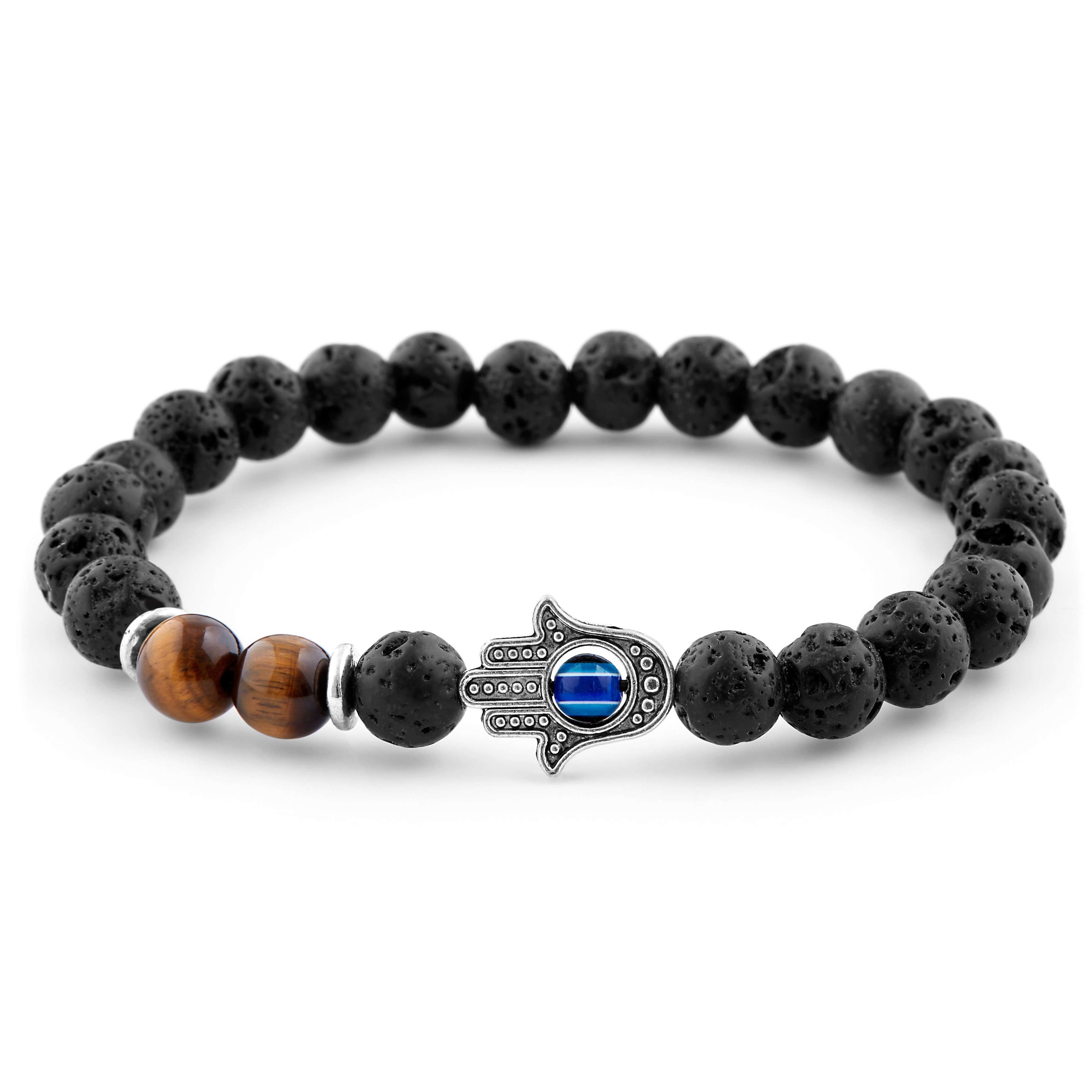 SJBAUTYO Braccialetto Chakra per Donna Uomo, Bracciale Lava Beads SJBAUTYO Braccialetto Chakra per Donna Uomo, Bracciale Lava Beads