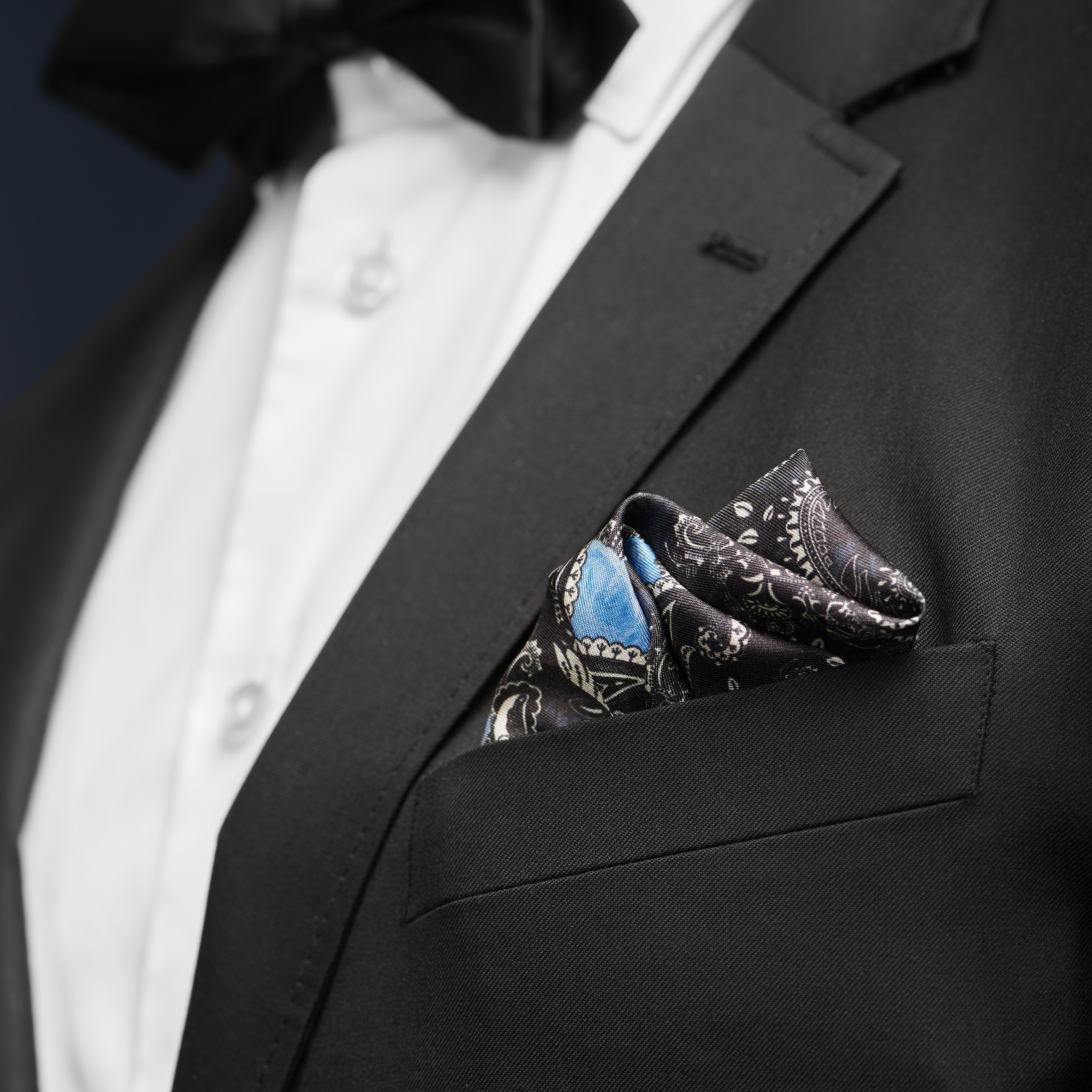 Копринена кърпичка за сако Benjamin - 5