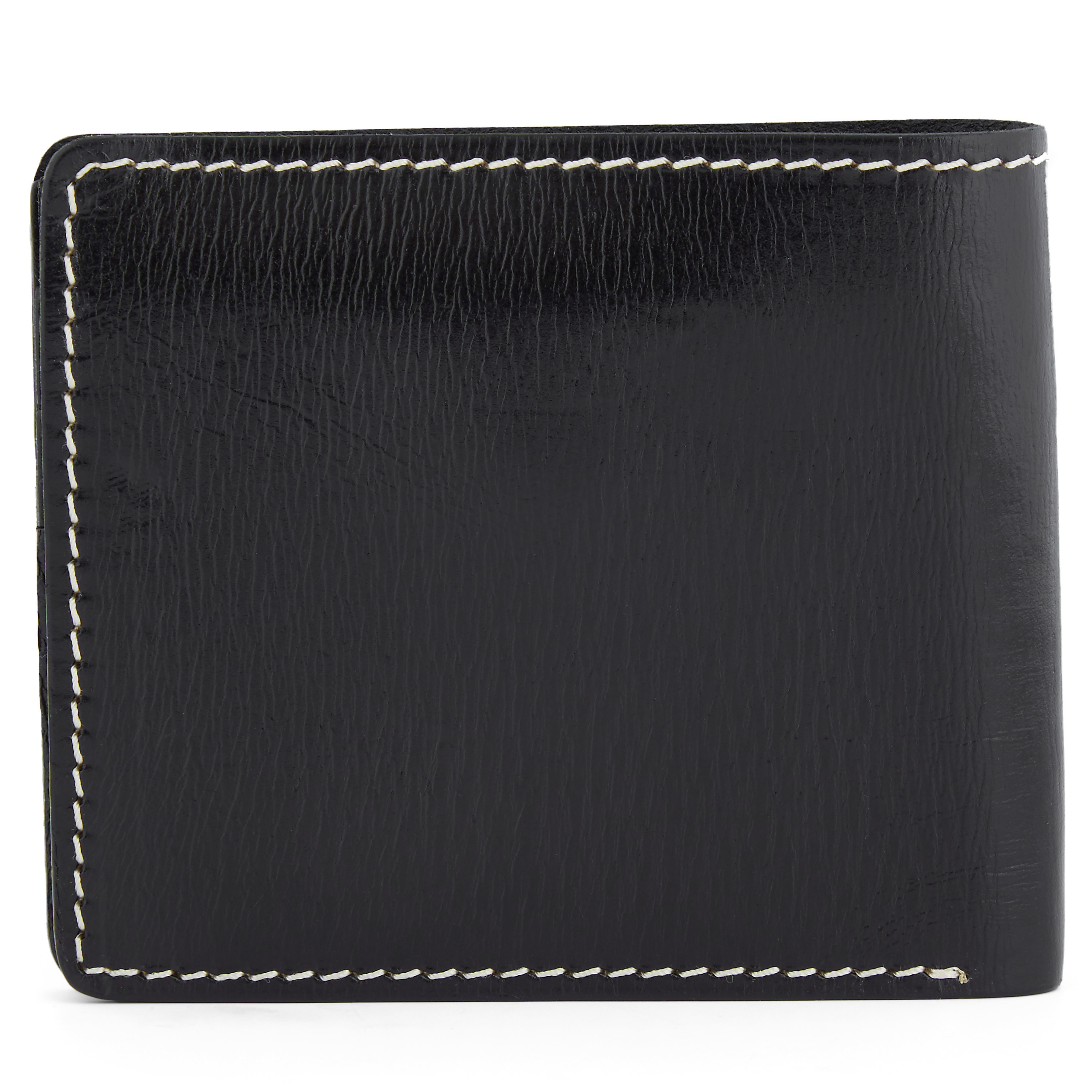 Cartera de piel díptica Dermot negro - 7