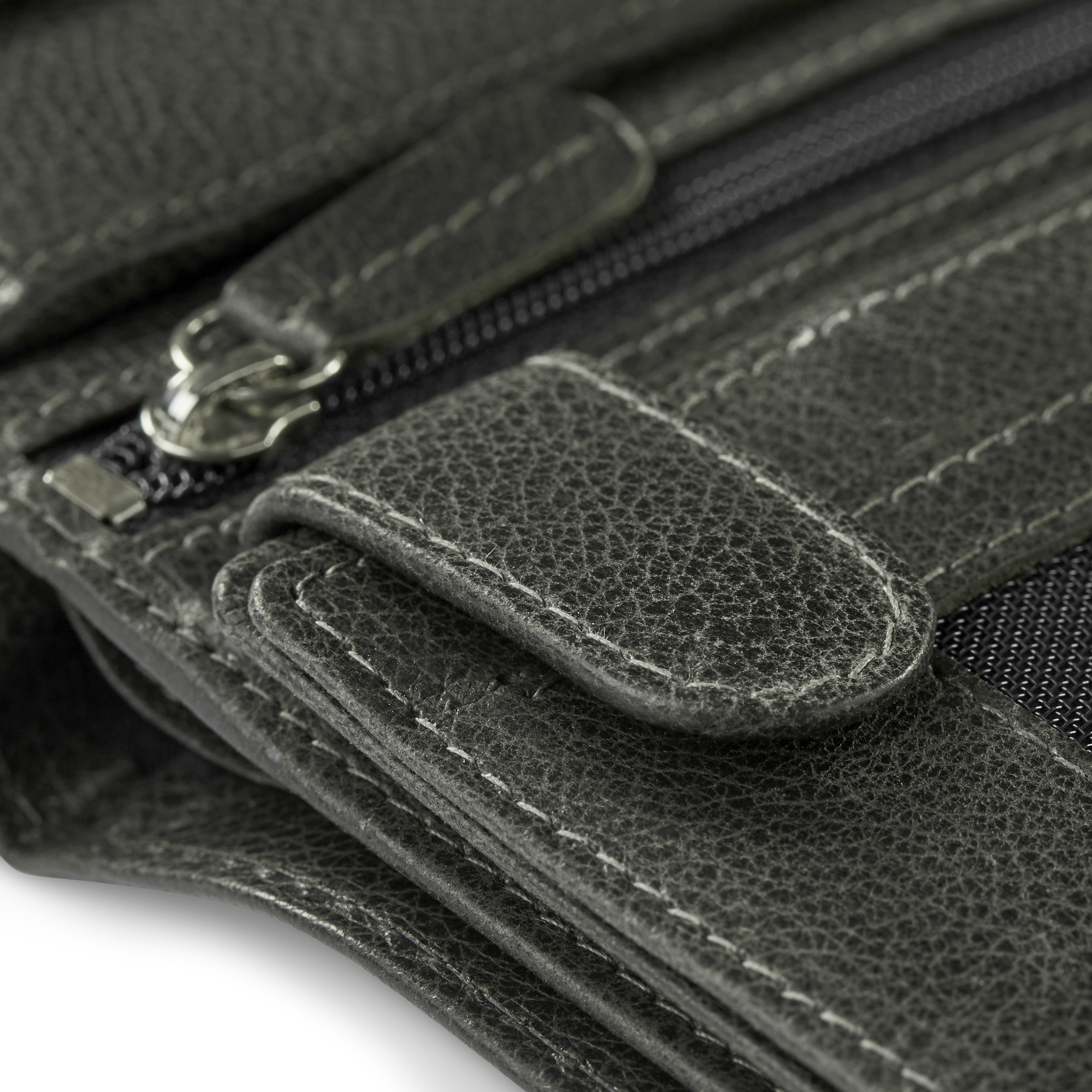 Licio Vintage Brown-Grey RFID Leather Wallet - 12
