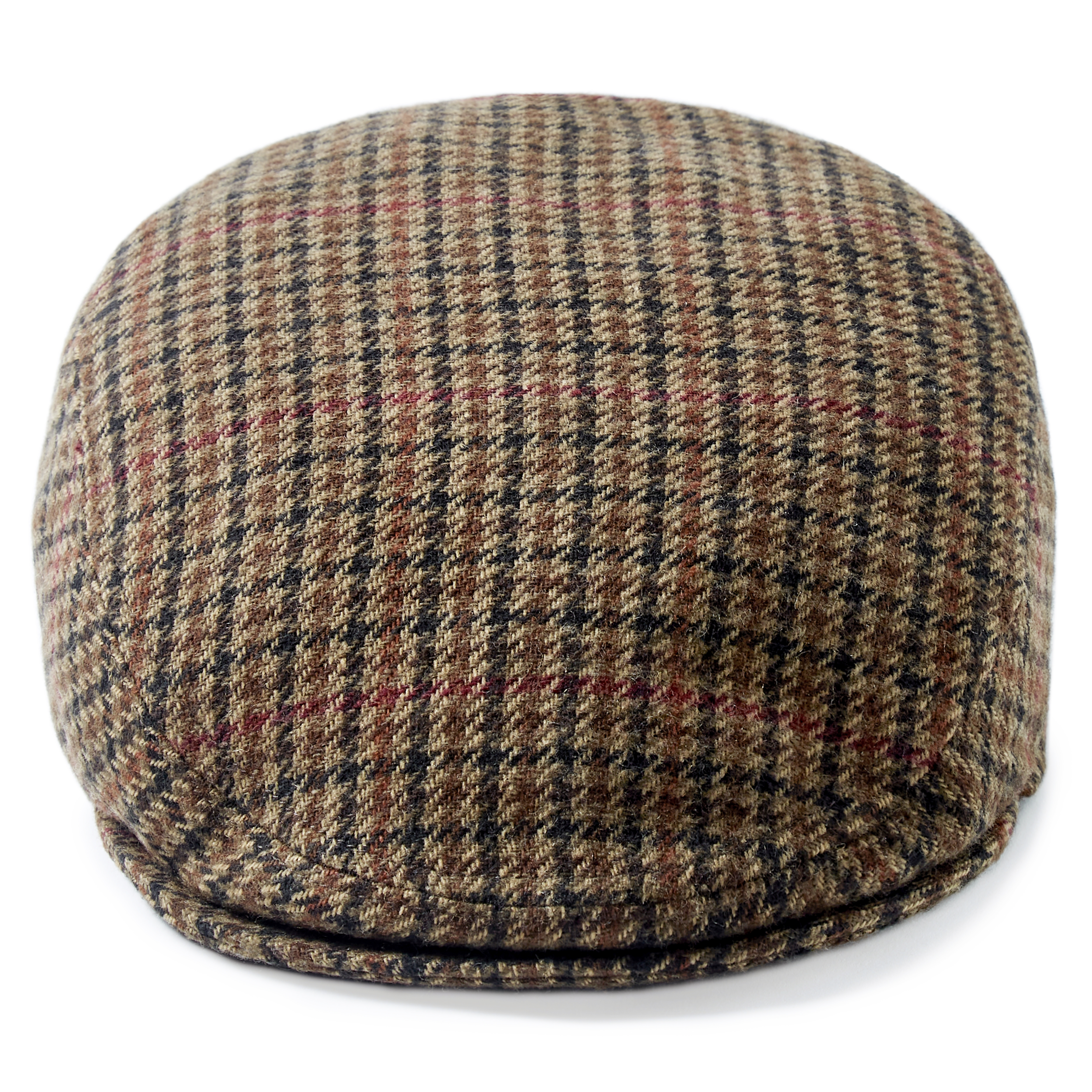 Șapcă plată Fido Boston cu model pepit maro - 2