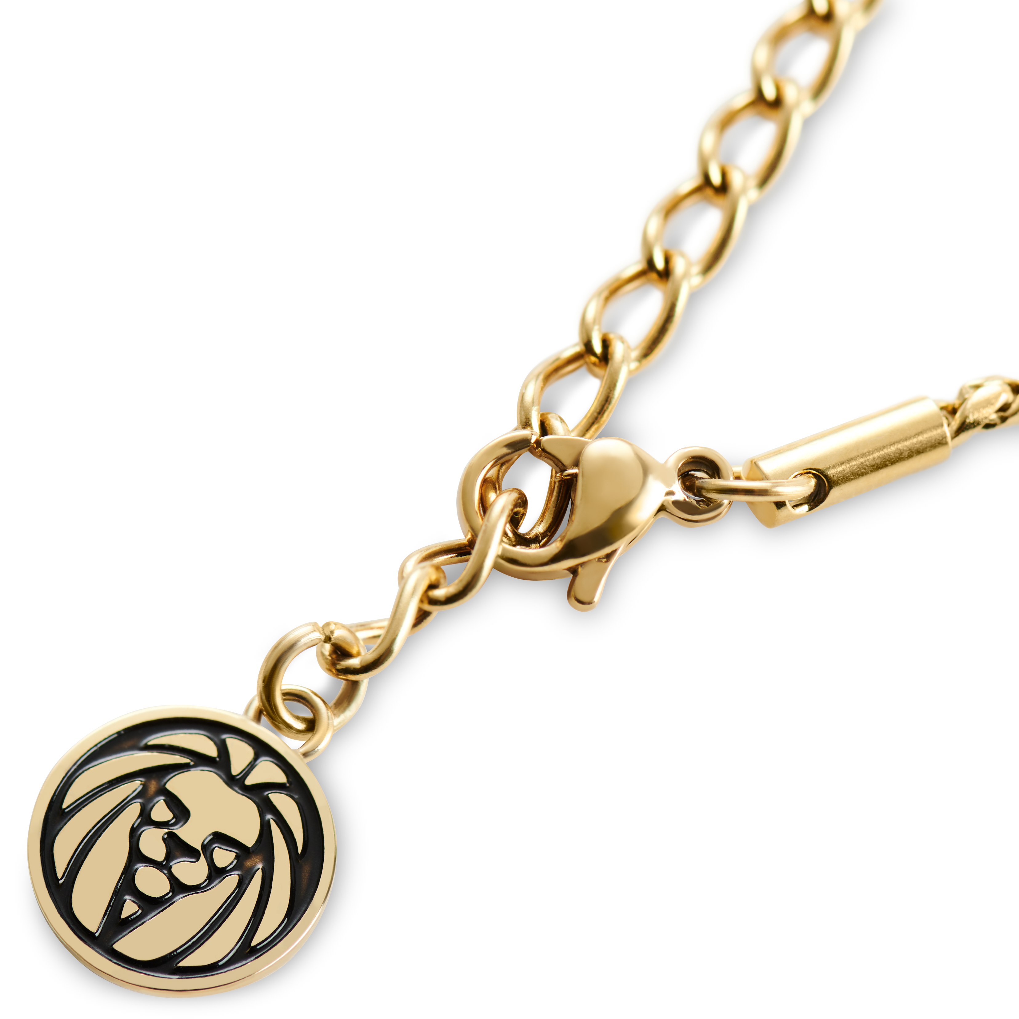 Collana Icarus Rayder con piastrina color oro - 8