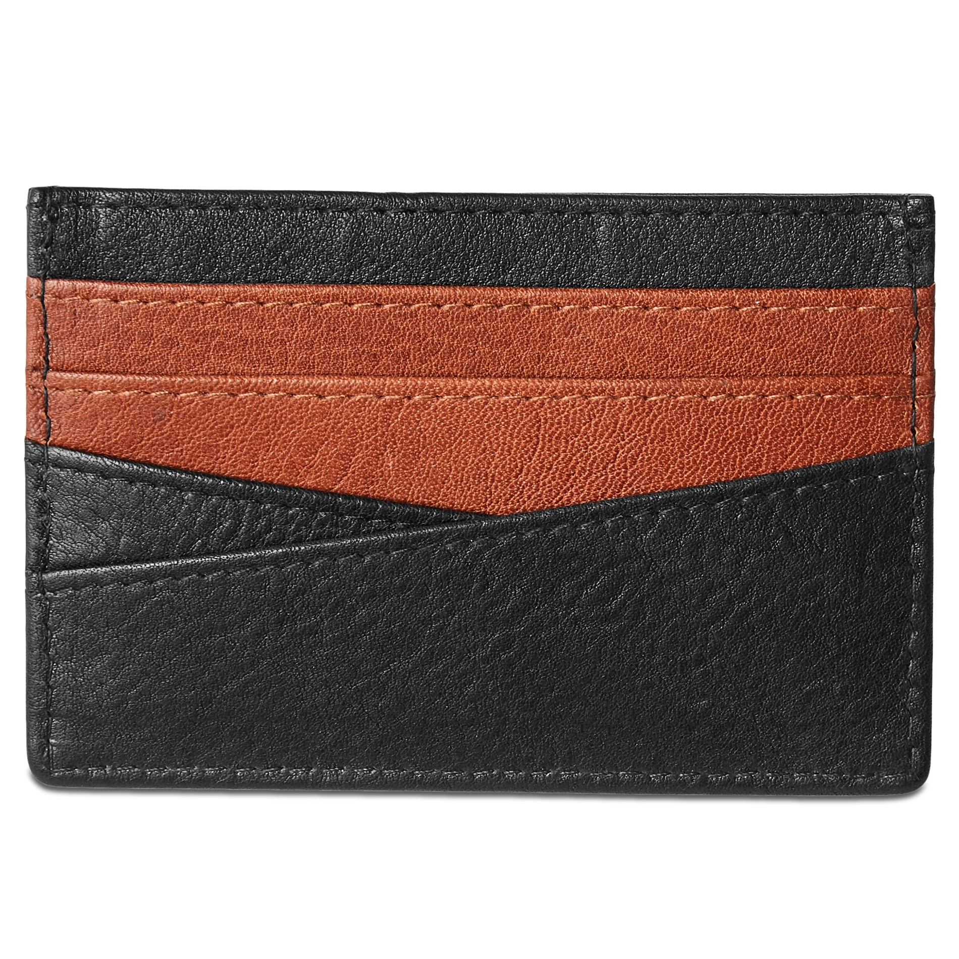 Porte-cartes Lacey en cuir noir anti-RFID - 4