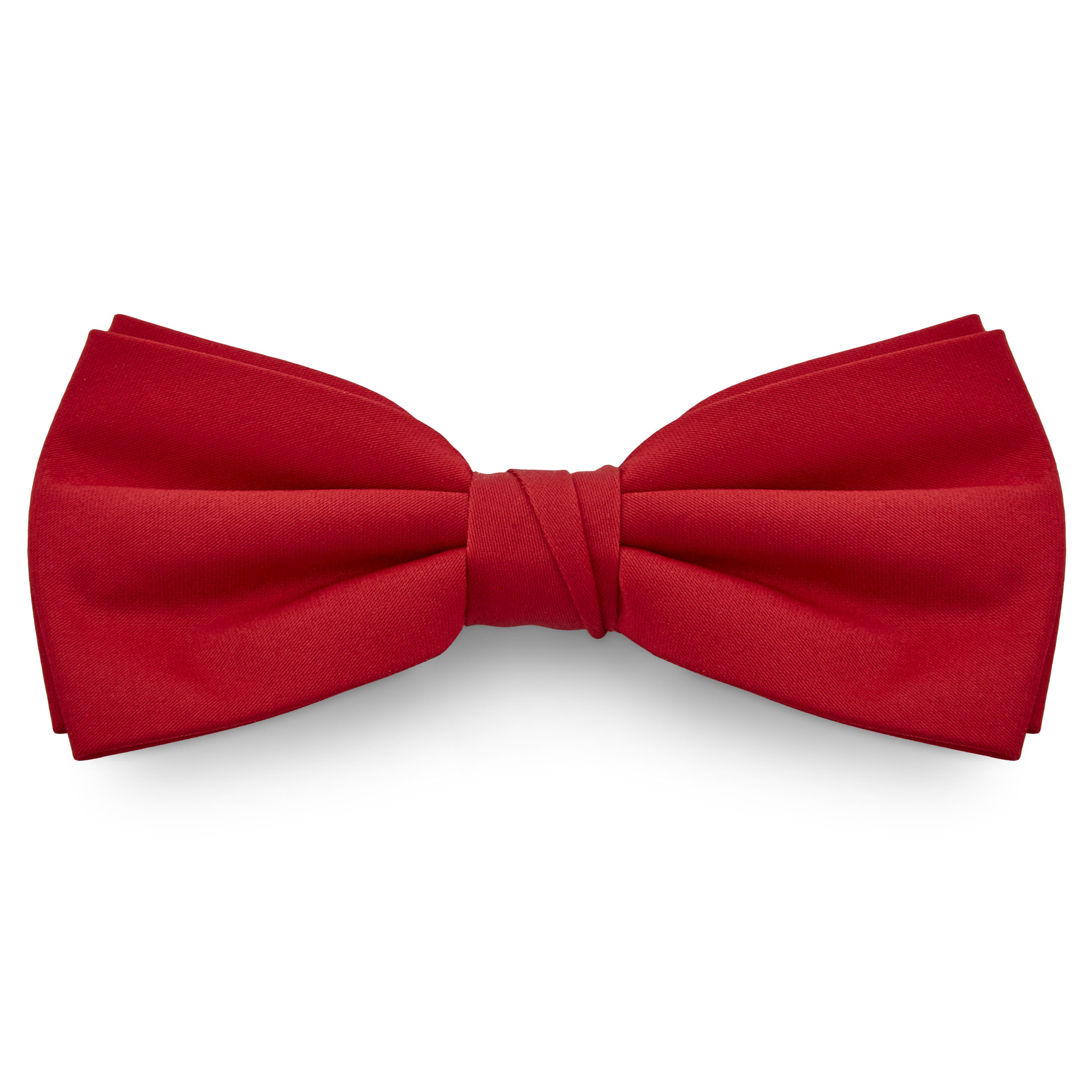 Red Basic Pre-Tied Bow Tie