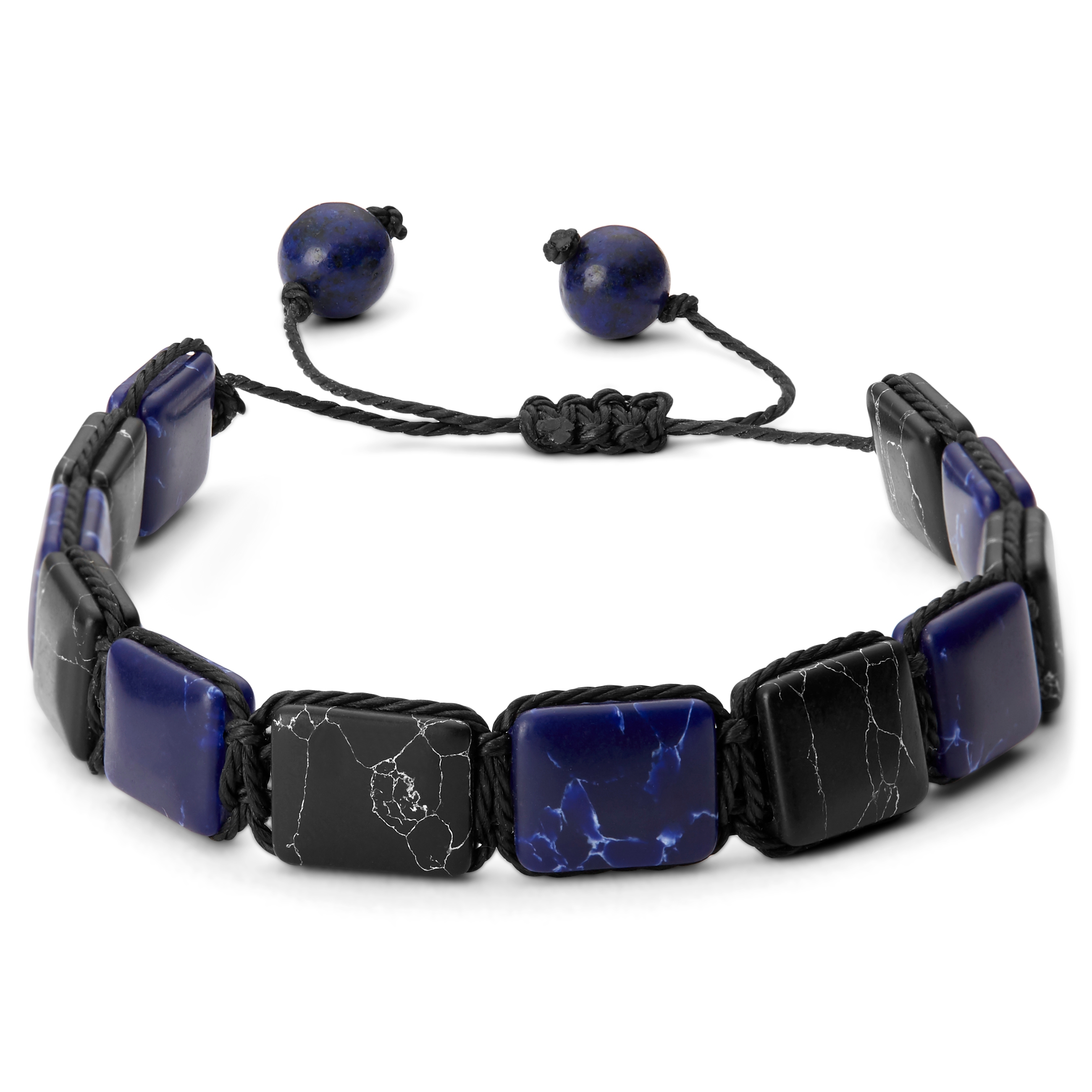 West Zwarte Stenen Armband - 1