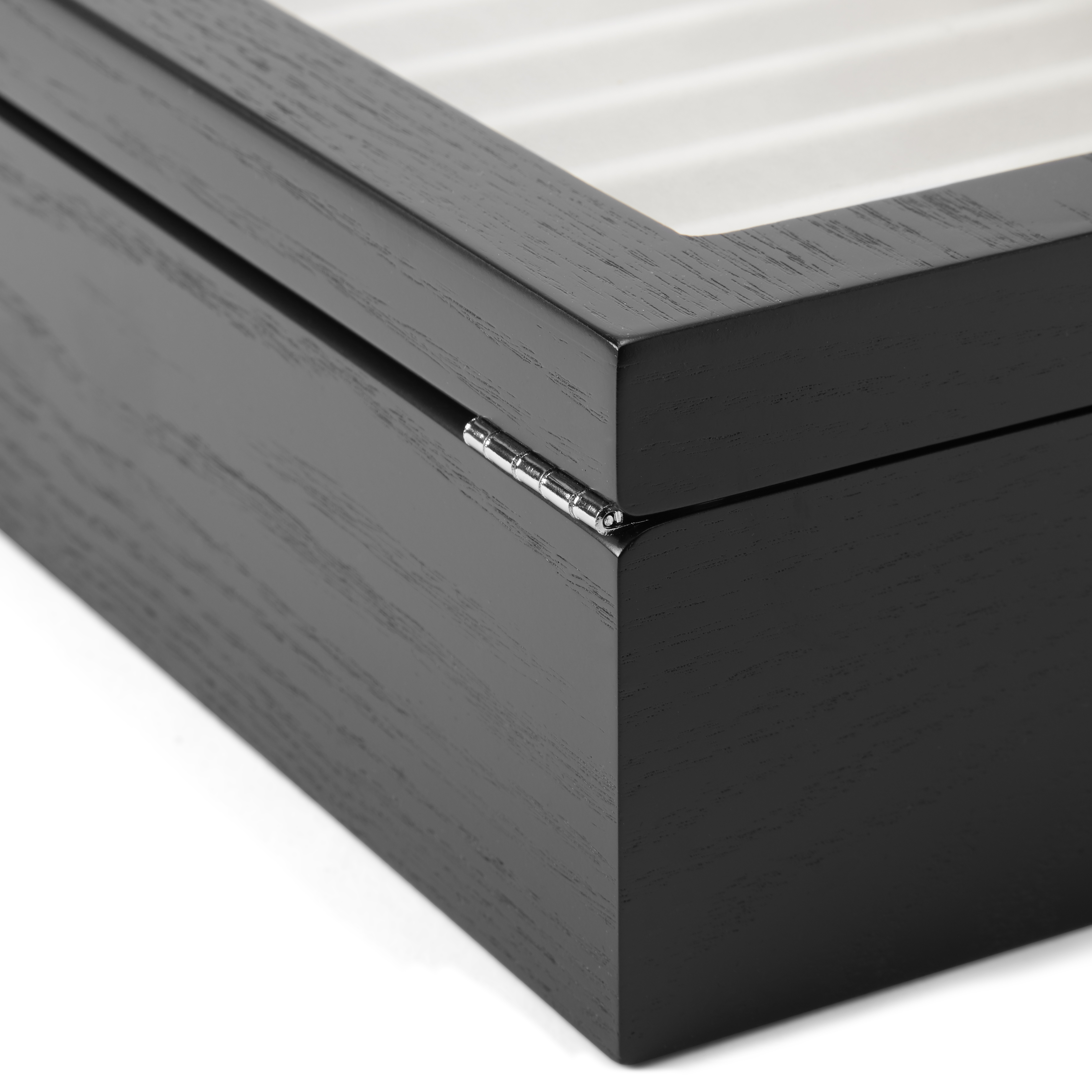 Coffret de rangement pour stylos en bois noir - 20 stylos - 10