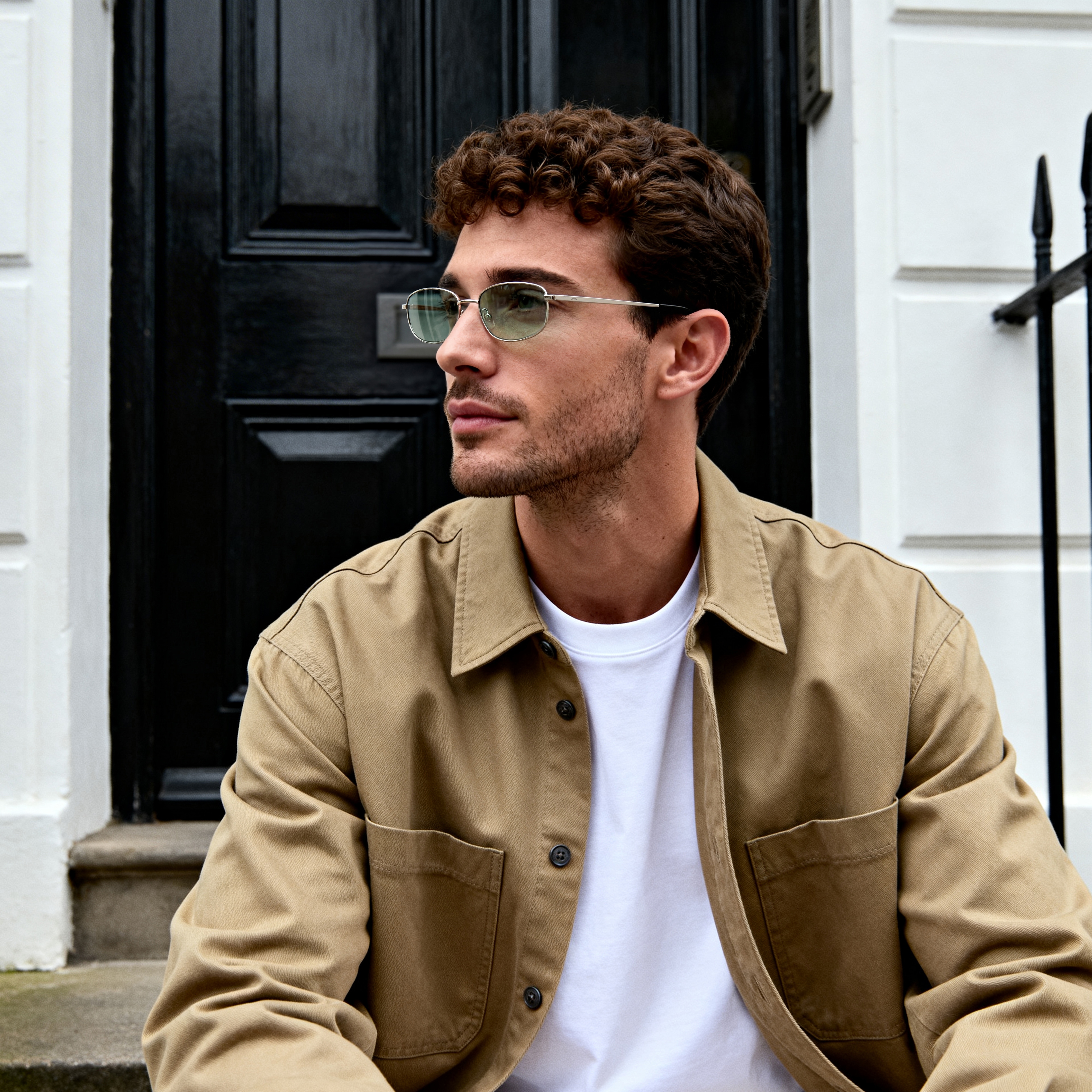 MessyWeekend | LAURENCE в черно със зелени преливащи стъкла - 3