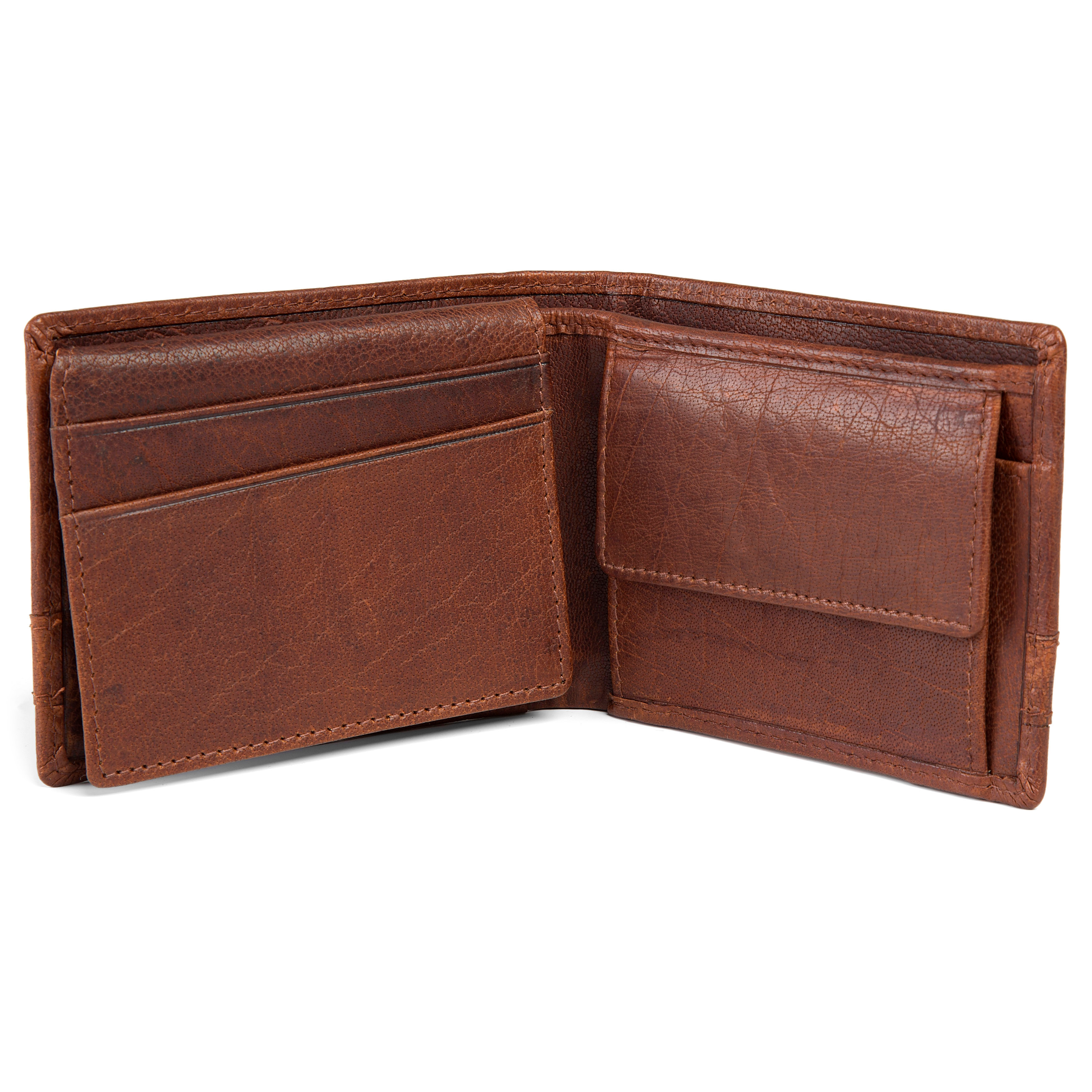 Montreal Bifold Tan RFID Leather Wallet - 2