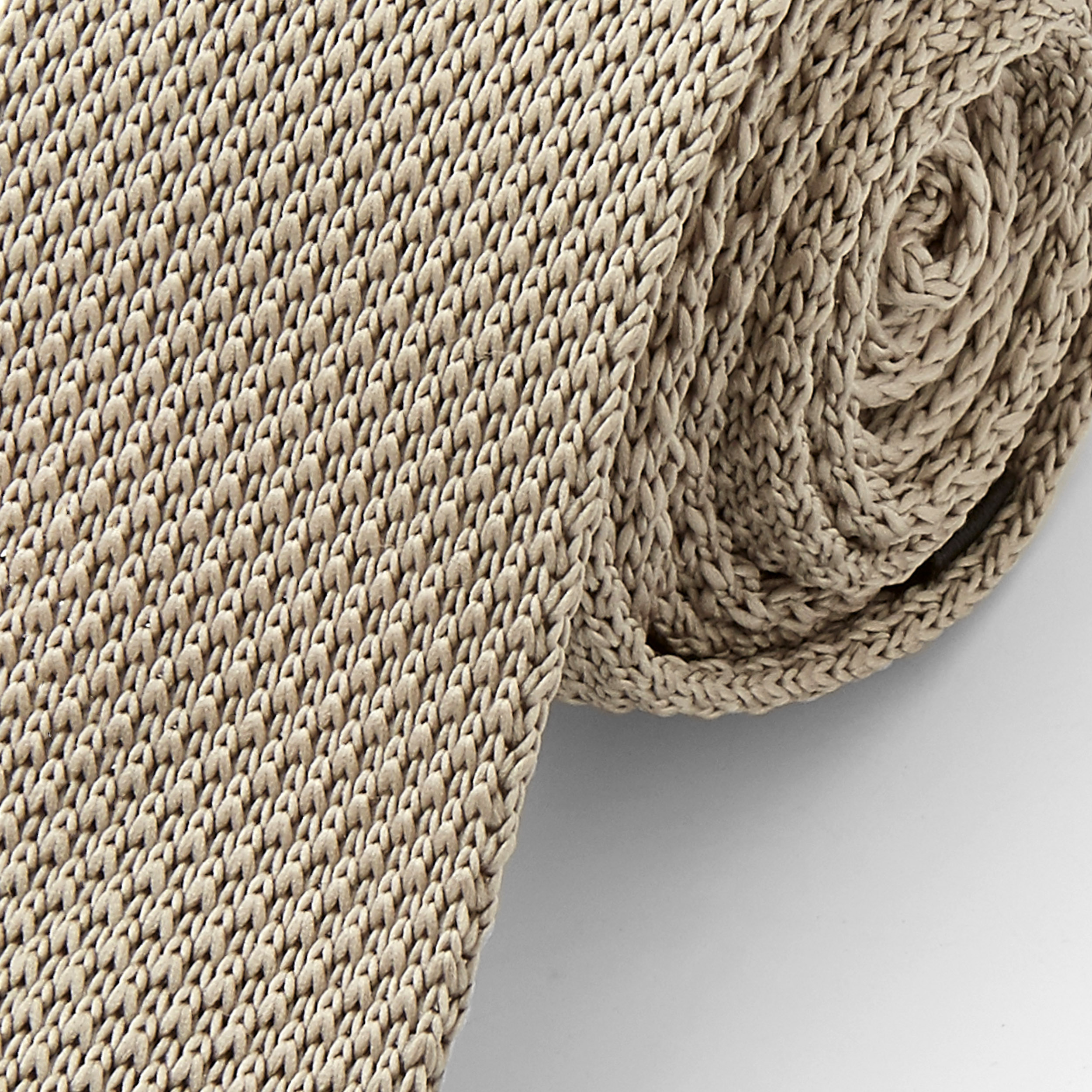 Mockafärgad Stickad Slips - 2