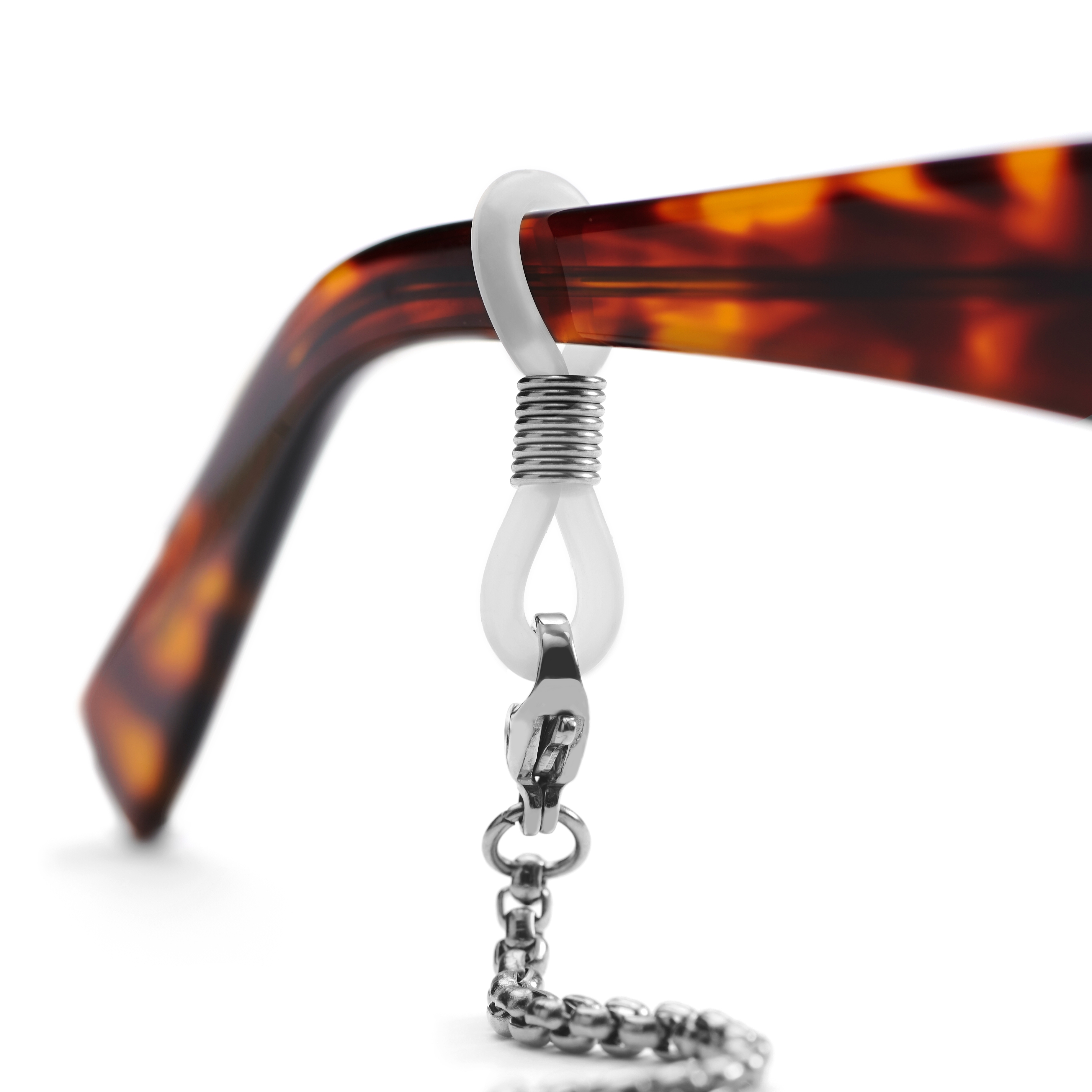 Cadena plateada para gafas de sol Box de acero inoxidable - 3