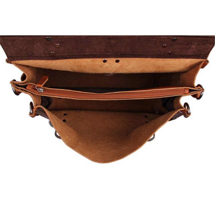 Borsa in pelle con scomparti - 13