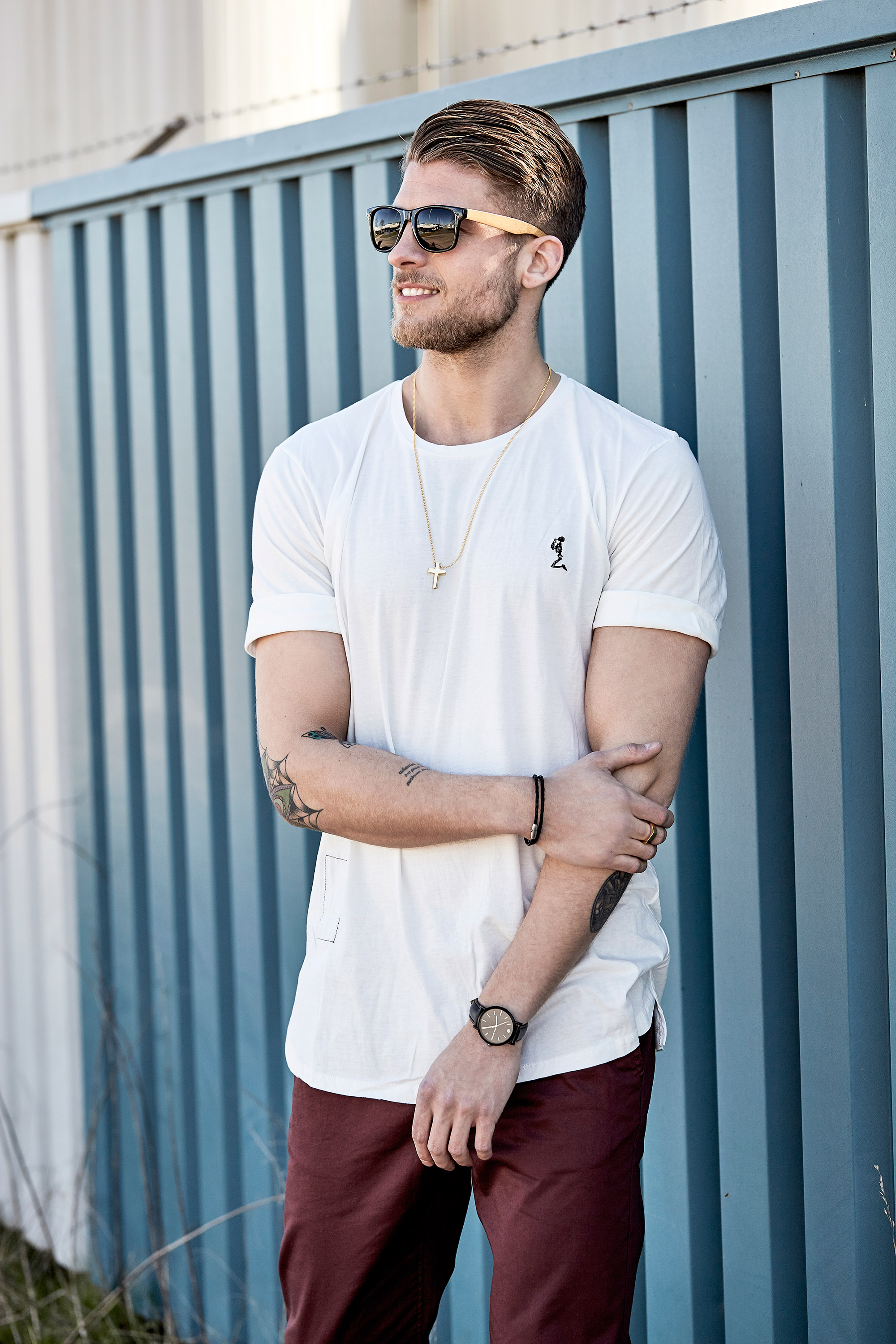 Braccialetto in pelle intrecciata nero 3mm - 5