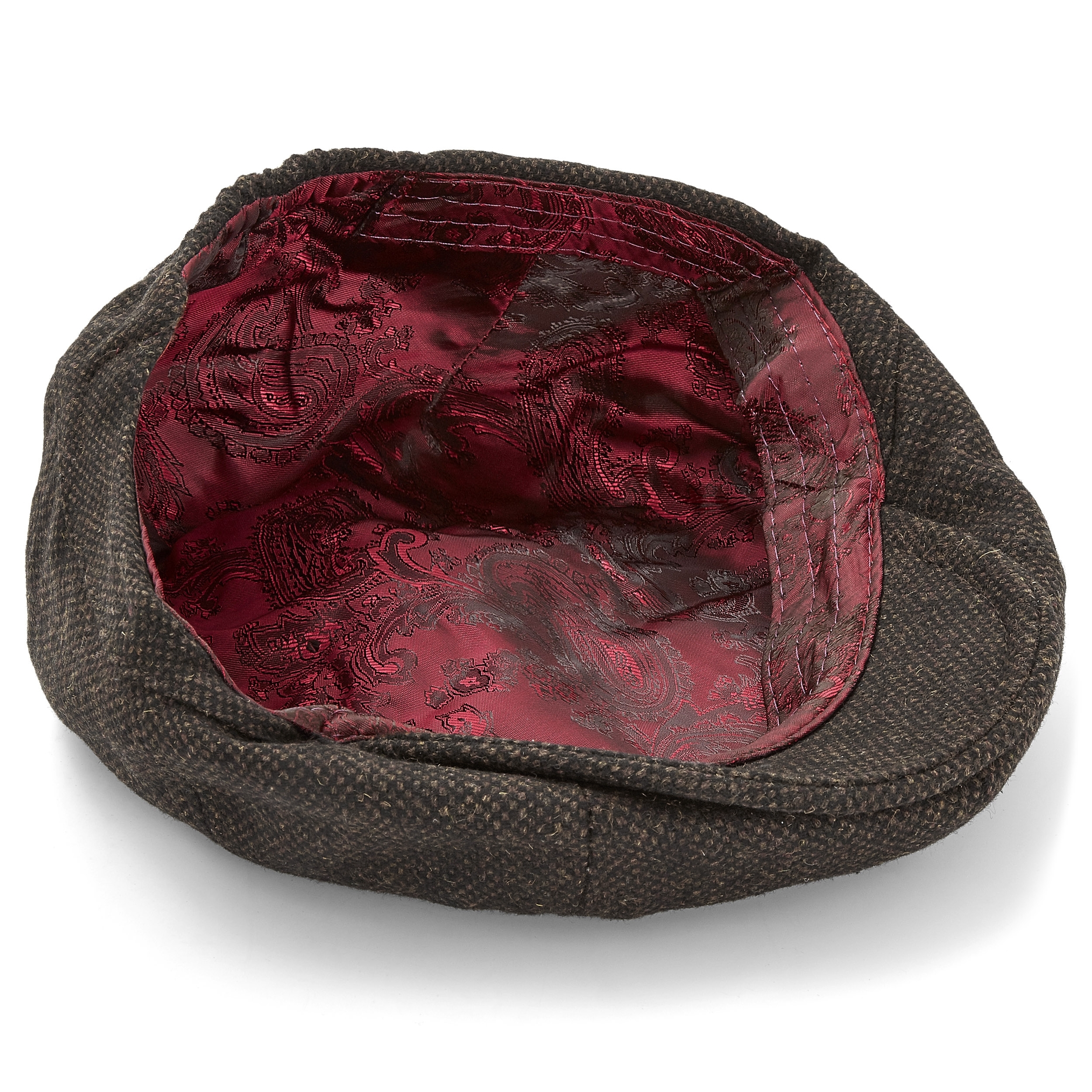 Bruine platte nieuwsjongenspet - 2