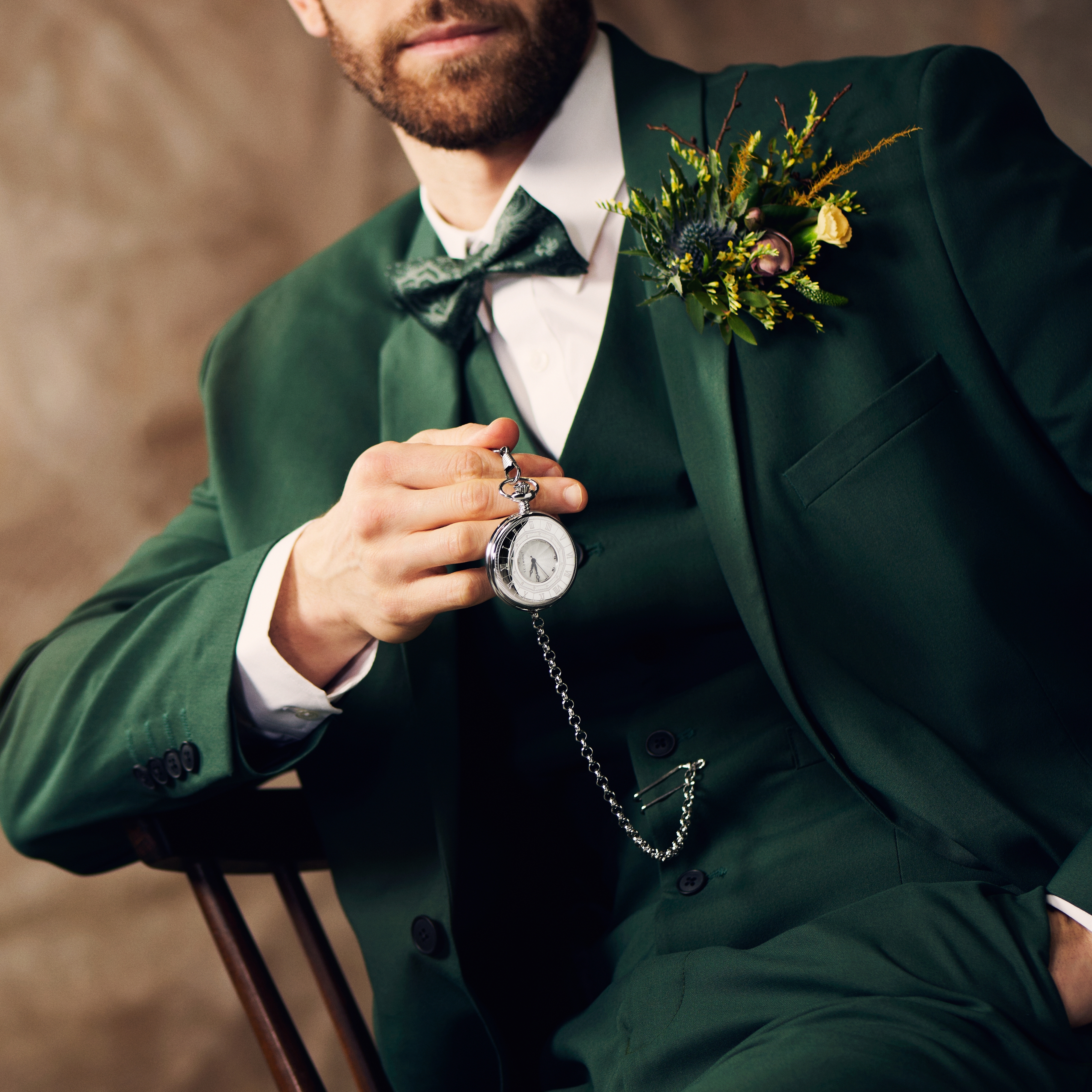 Suit and best sale pocket watch