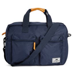 verbannen Prediken rekenkundig Lewis | Navy Blue Polyester & Faux Leather Laptop Bag | In stock! | Lazy  Bear
