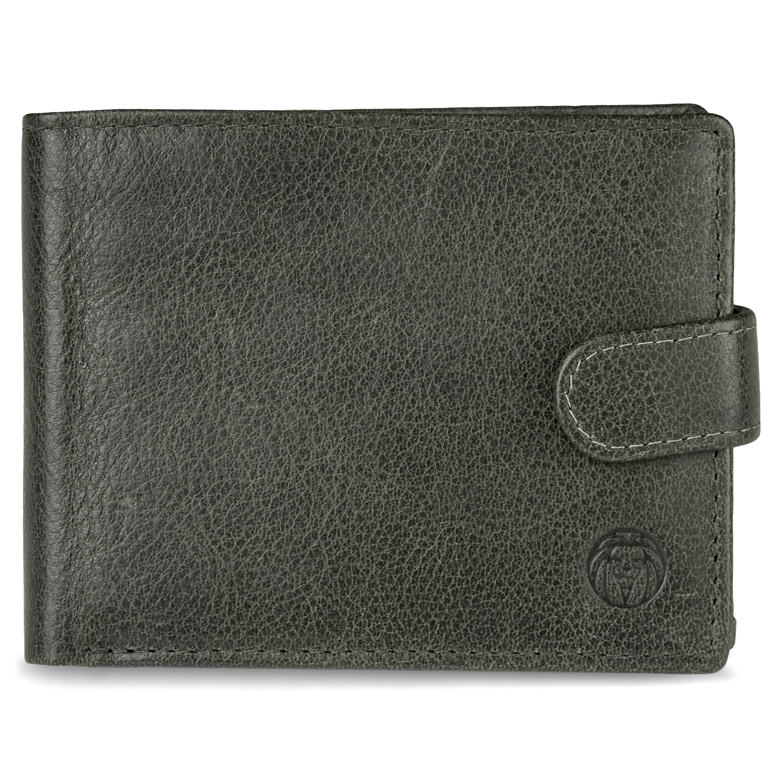 Bruingrijze Ergonomische Lederen Licio Portemonnee - 4