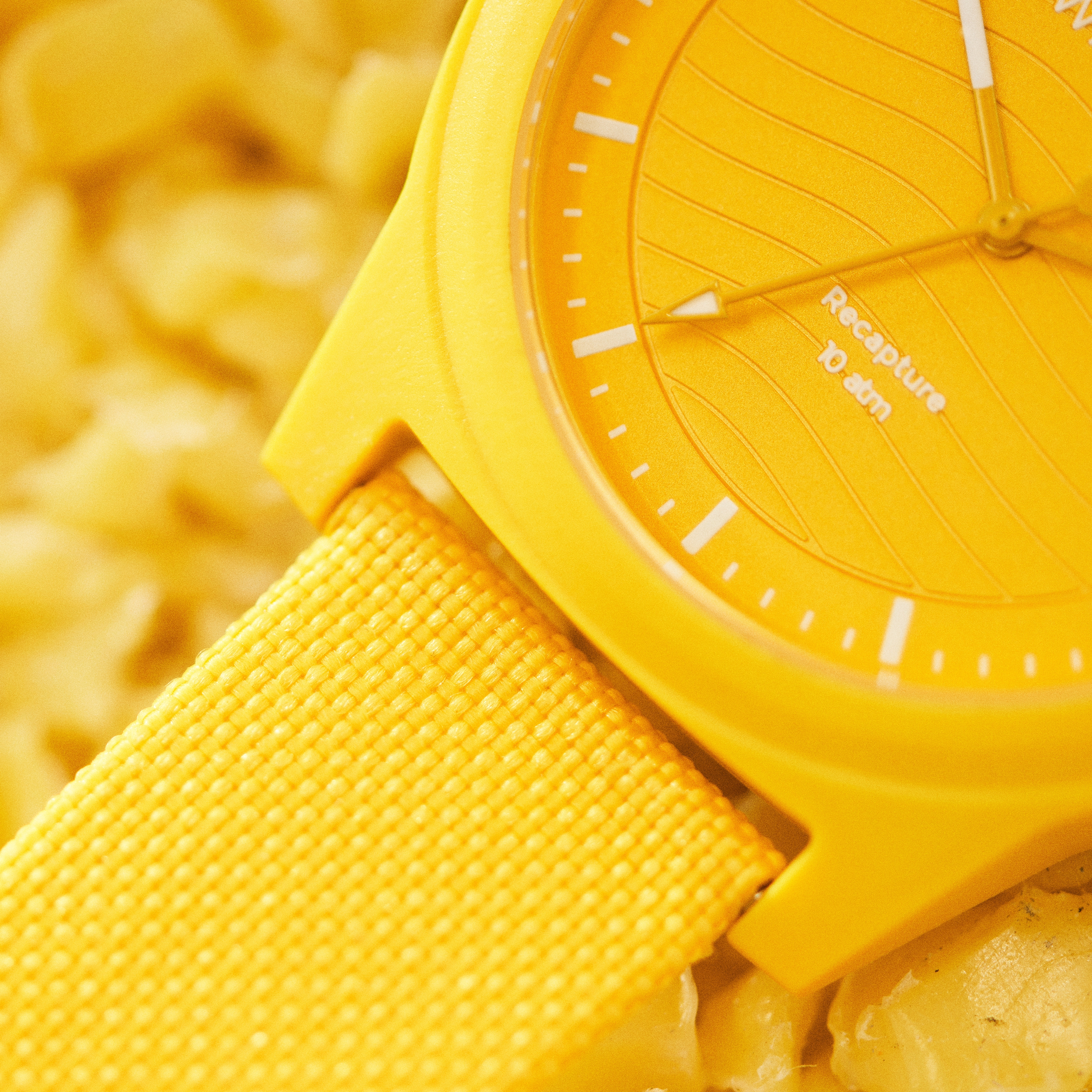 Recapture | Žlté hodinky z recyklovaného materiálu - 5