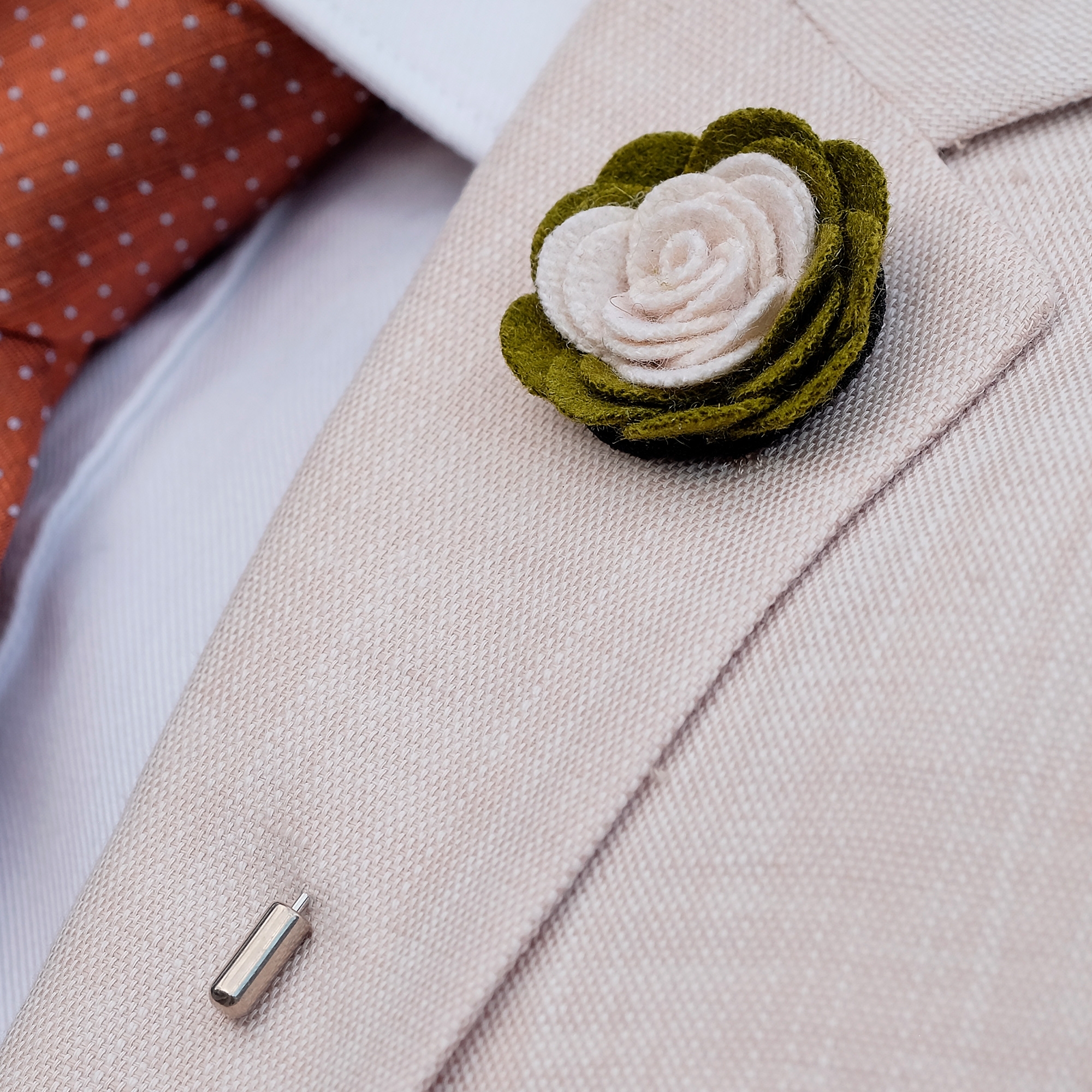 Lapel flower deals