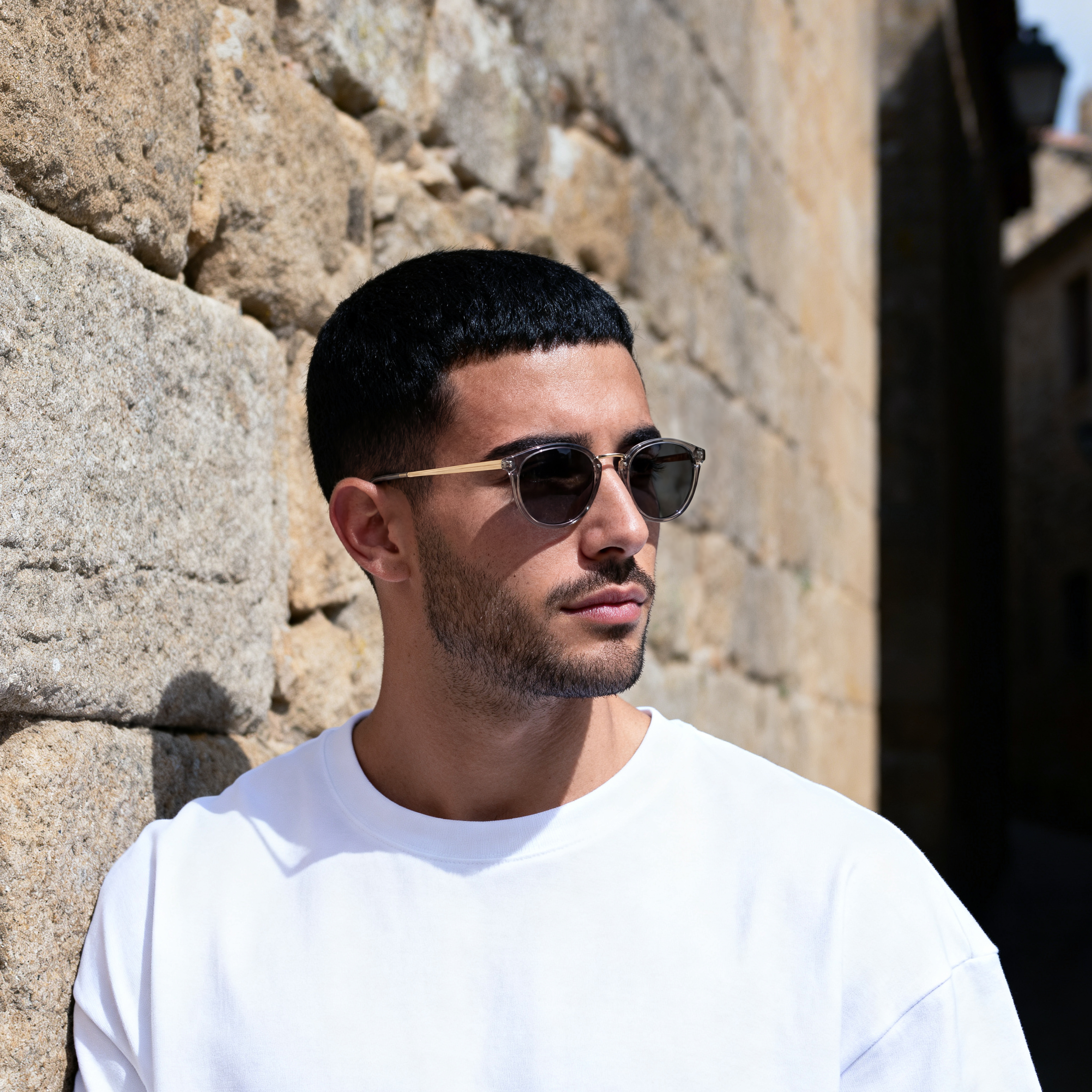 Сиви поляризирани слънчеви очила Pyramid - 3