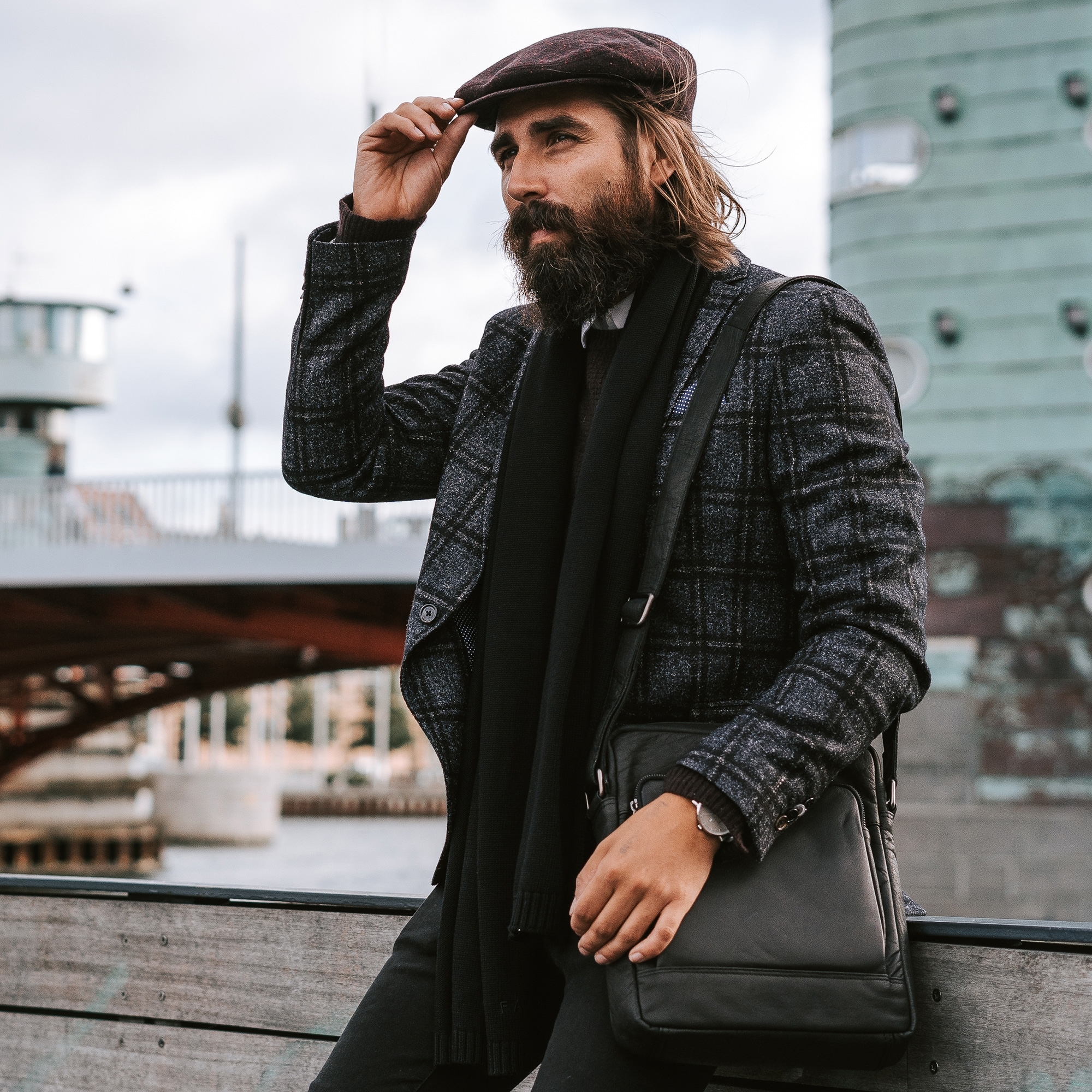 Franky Schwarzer Urban Schal - 4