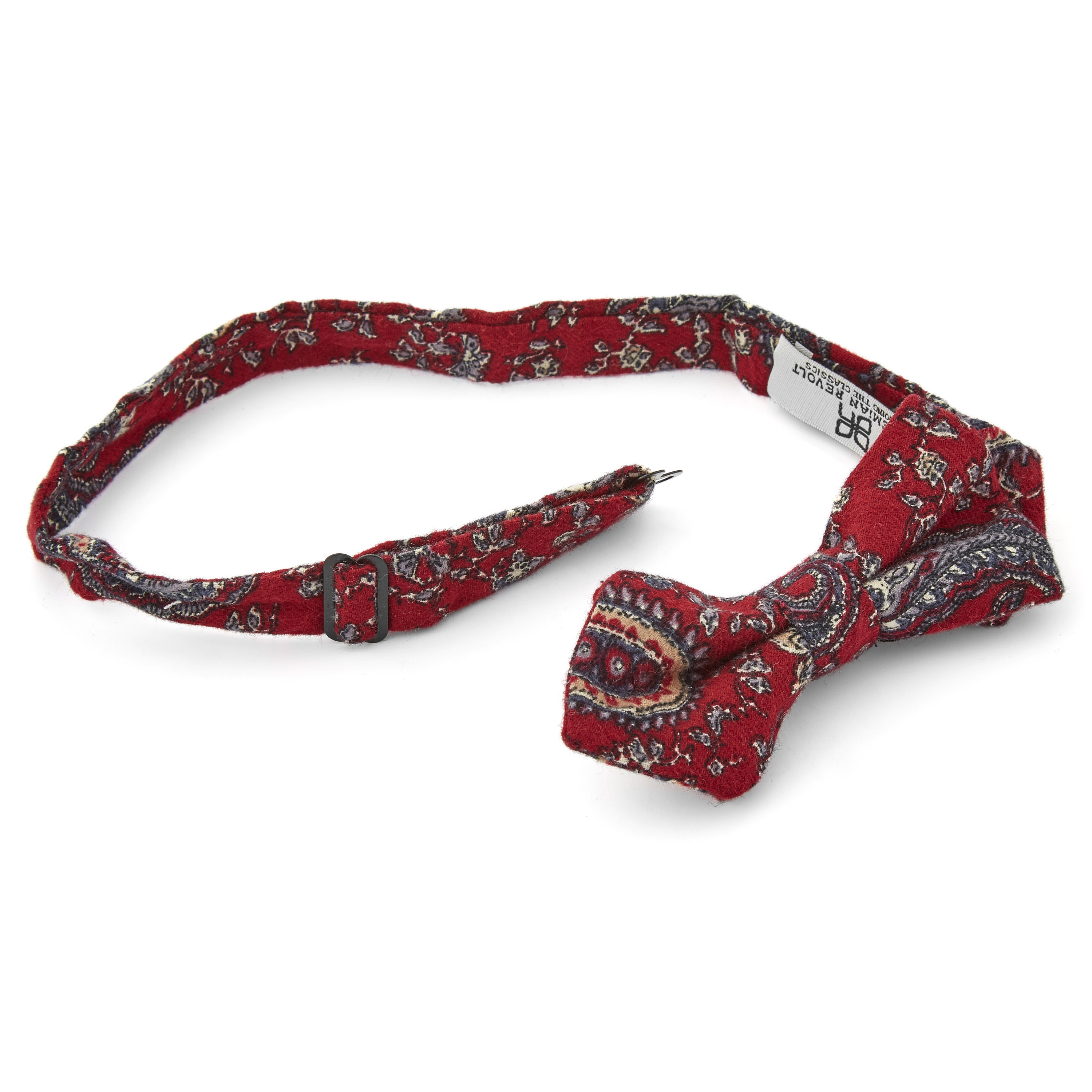 Rød Paisley Butterfly med Spidser - 2