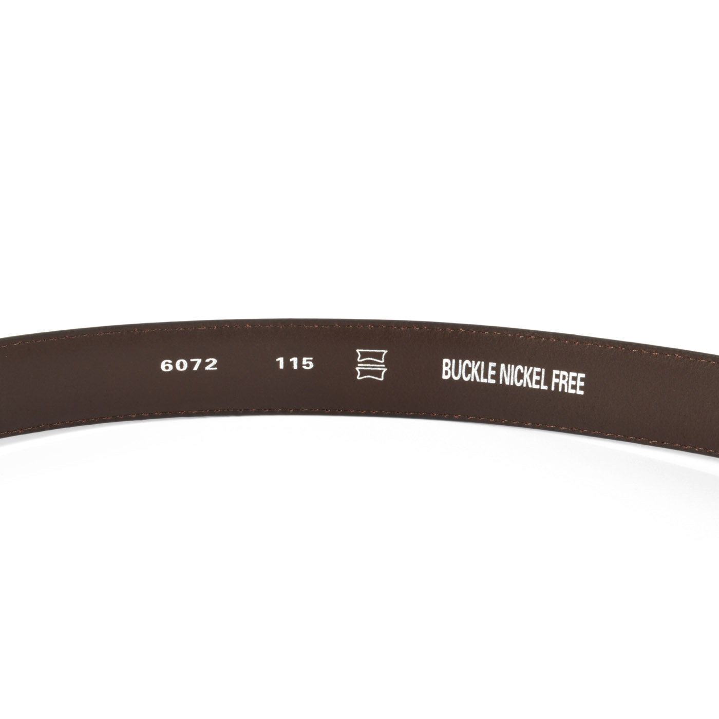Schlichter dunkelbrauner Ledergürtel - 3