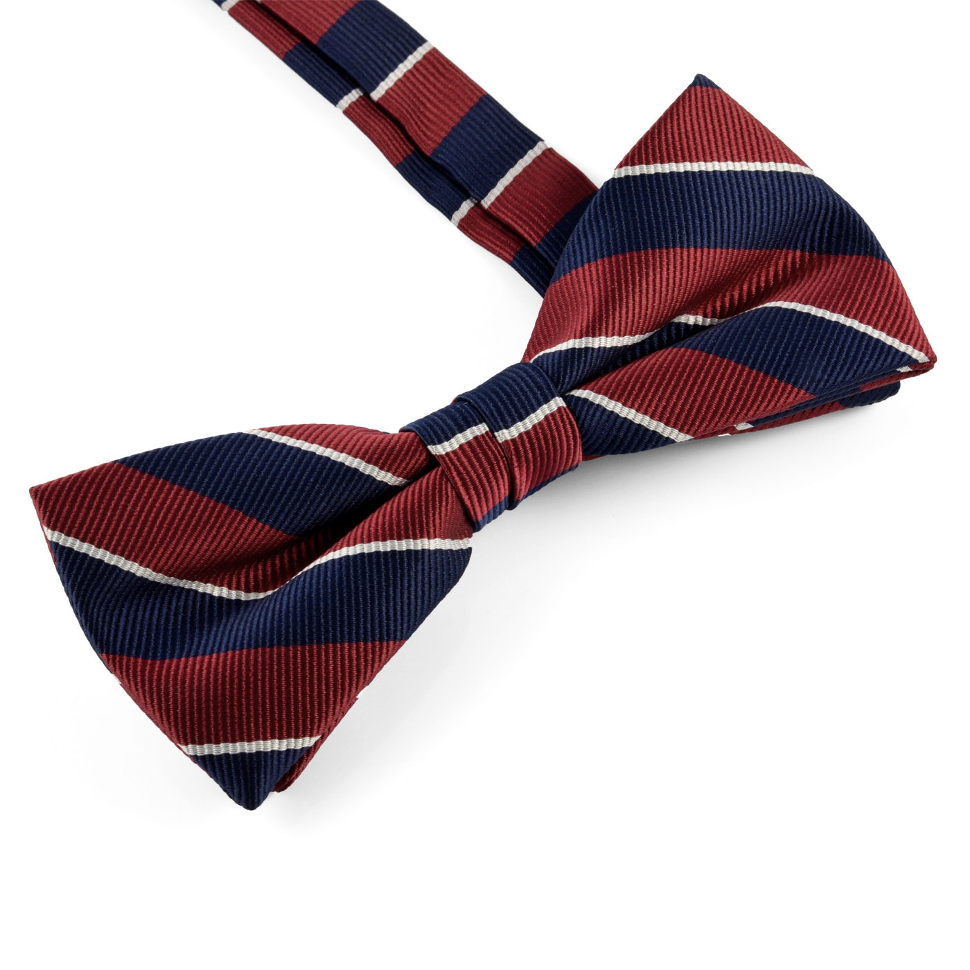 Bordeaux- & Navyrandig Fluga - 2