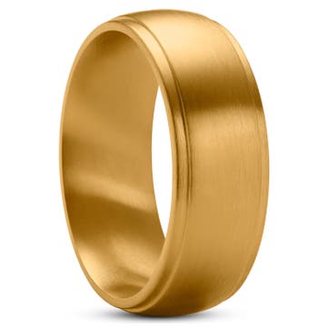 Titanový prsteň Aesop Louis v zlatej farbe