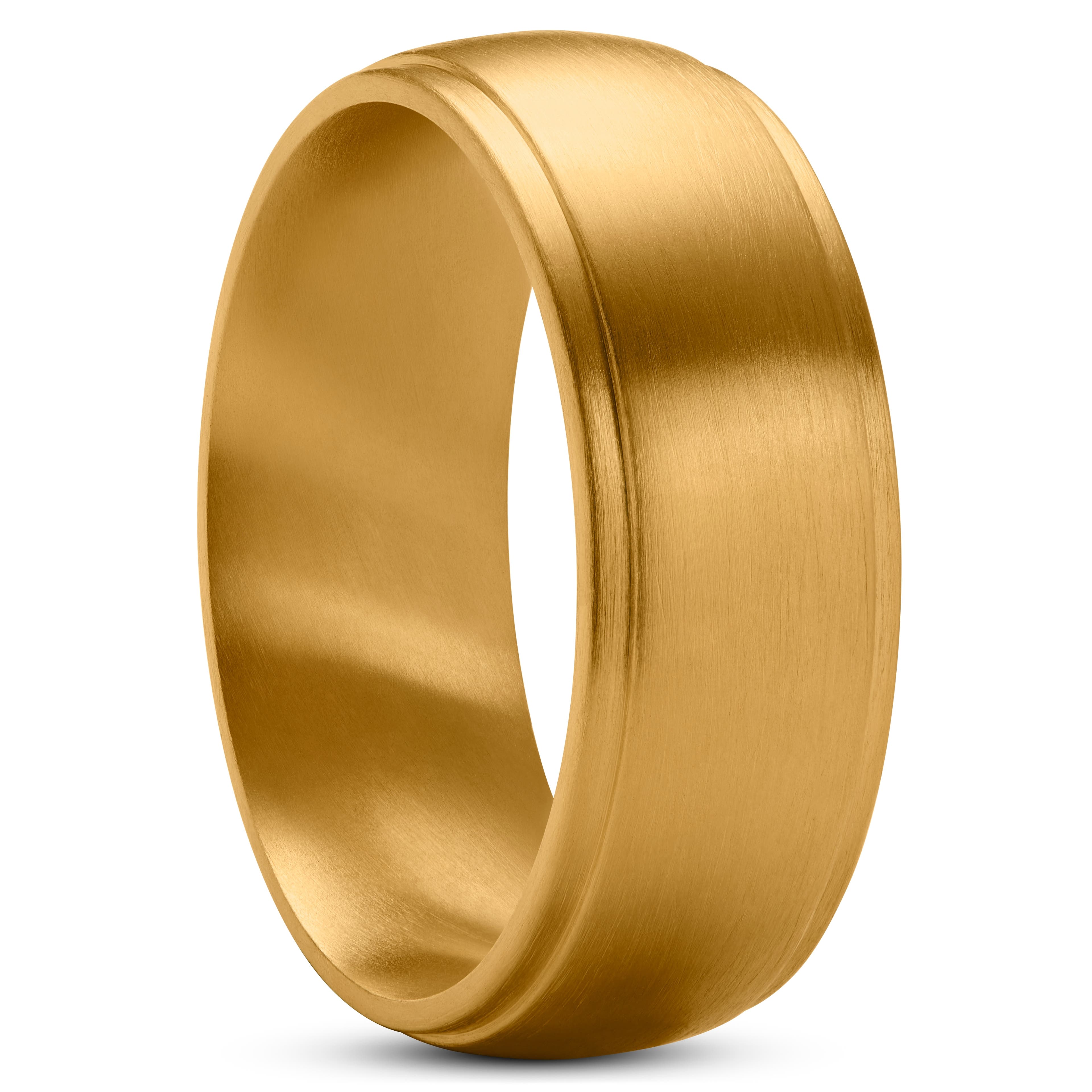 Aesop | 8 mm Gold-Tone Titanium With Gold-Tone Center Ring