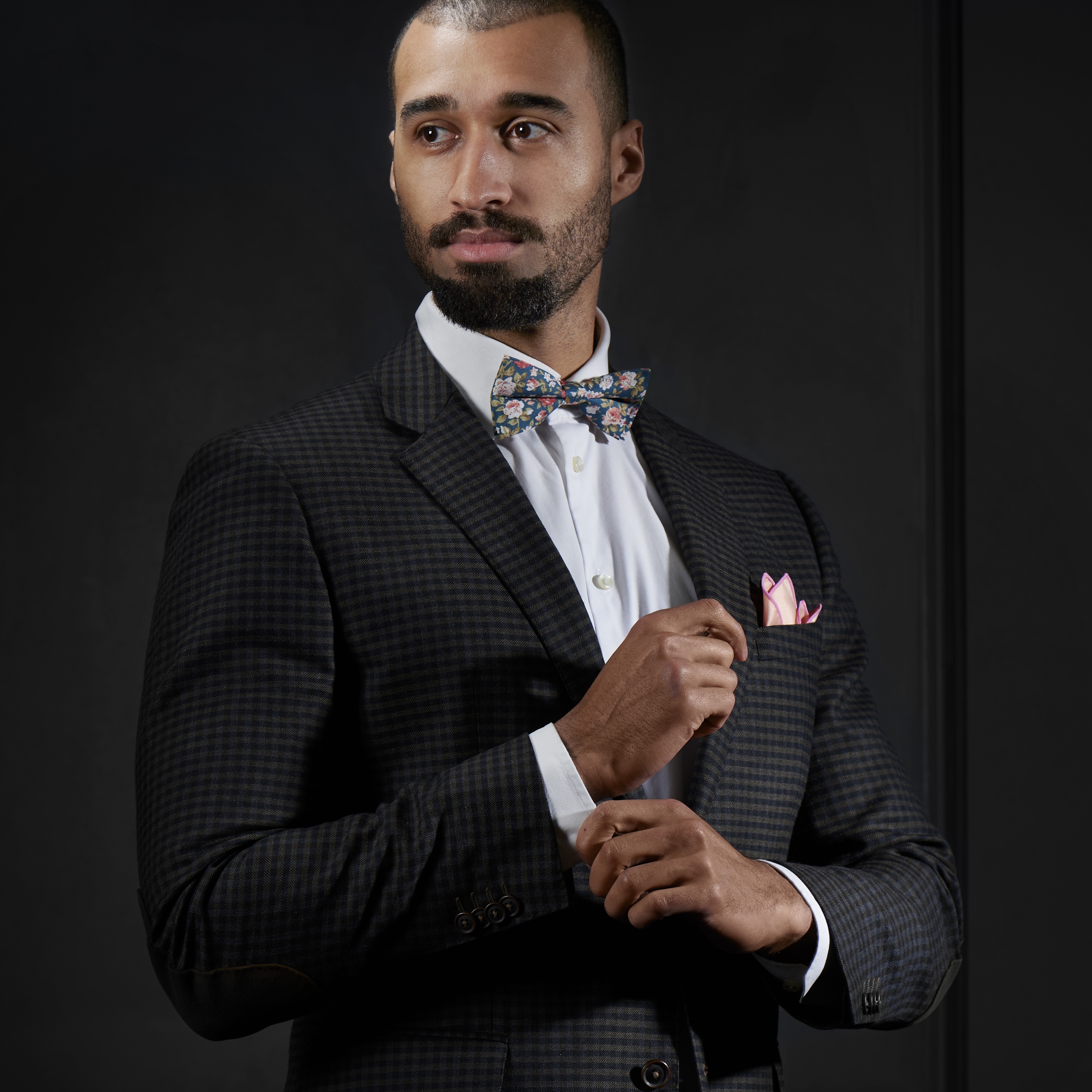 Turkos Blommig Fluga - 4