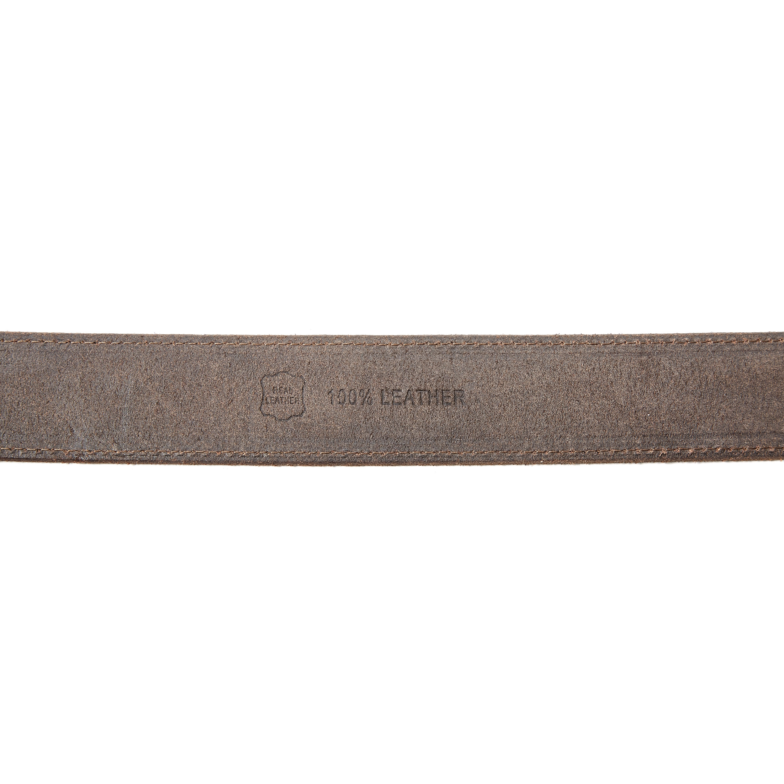 Mörkbrunt Bälte med Sömmar - 3