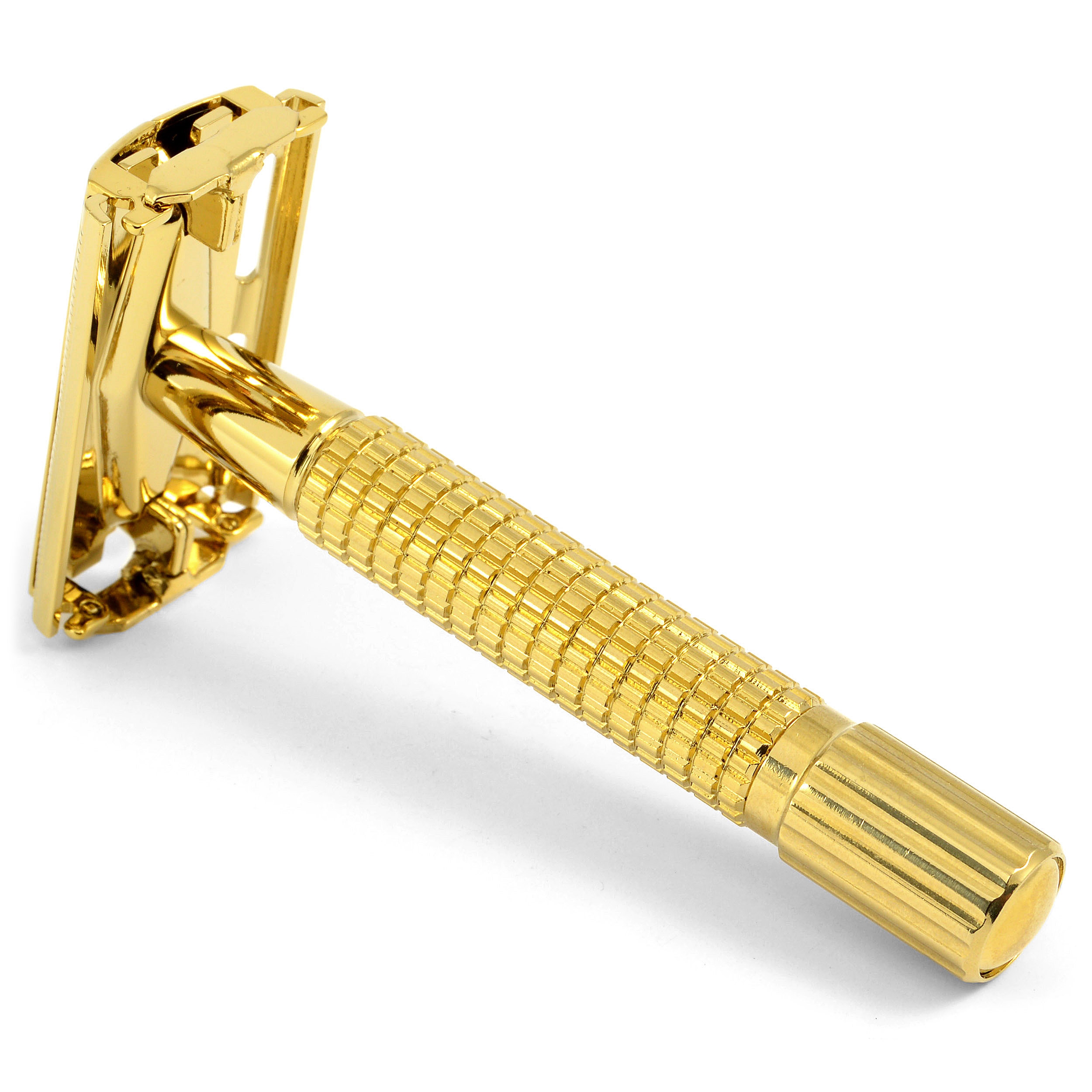 Gold-Tone Safety Razor - 3