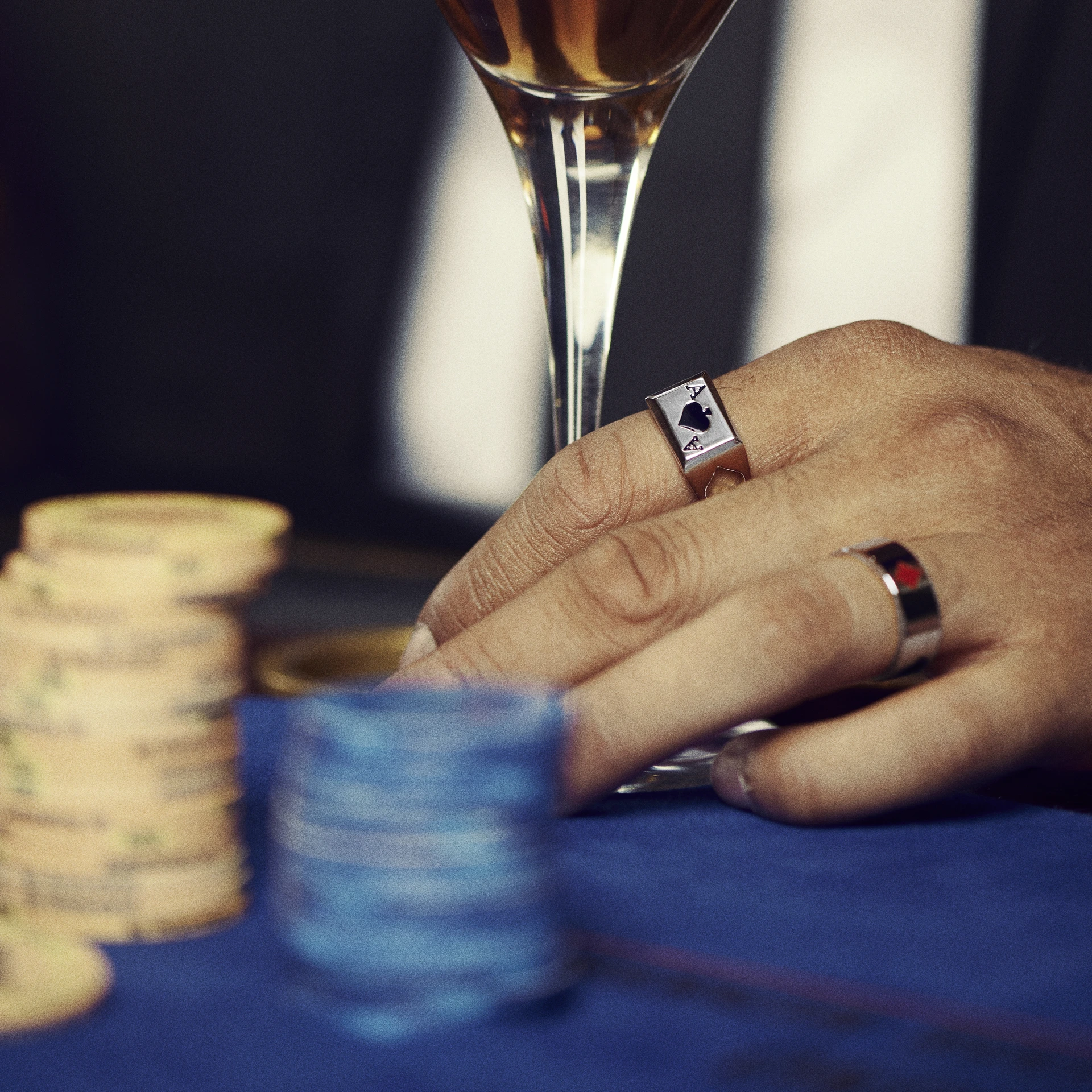 Ace Box Rings Ace | Silver-tone Ace of Spades Signet Ring | In stock! | Seizmont