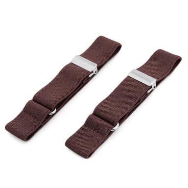 Slim Dark Brown Sleeve Garters Slim Dark Brown Sleeve Garters