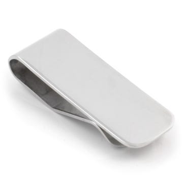 Wide Stainless Steel Money Clip